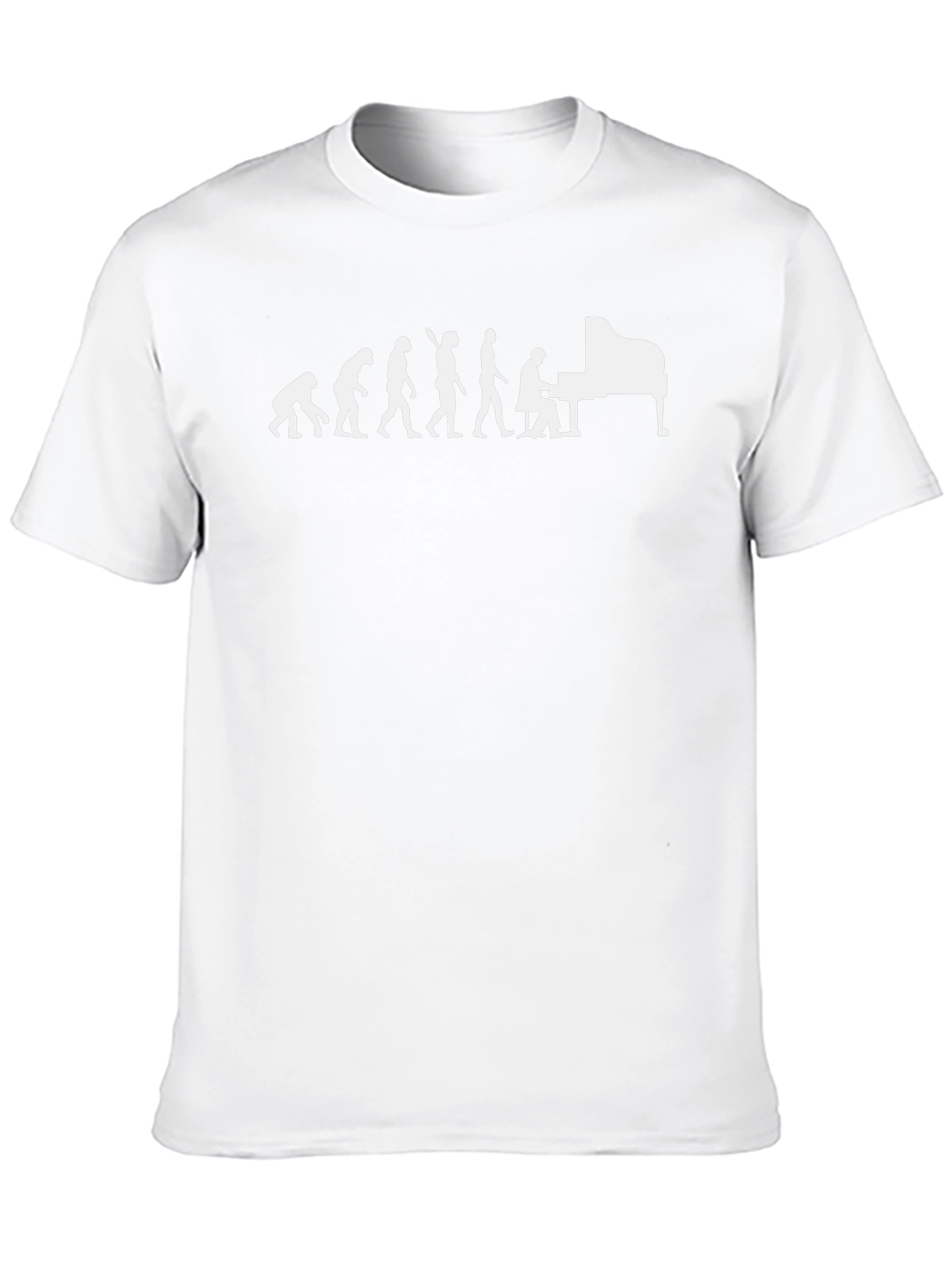 Evolution of Piano Player T-Shirt