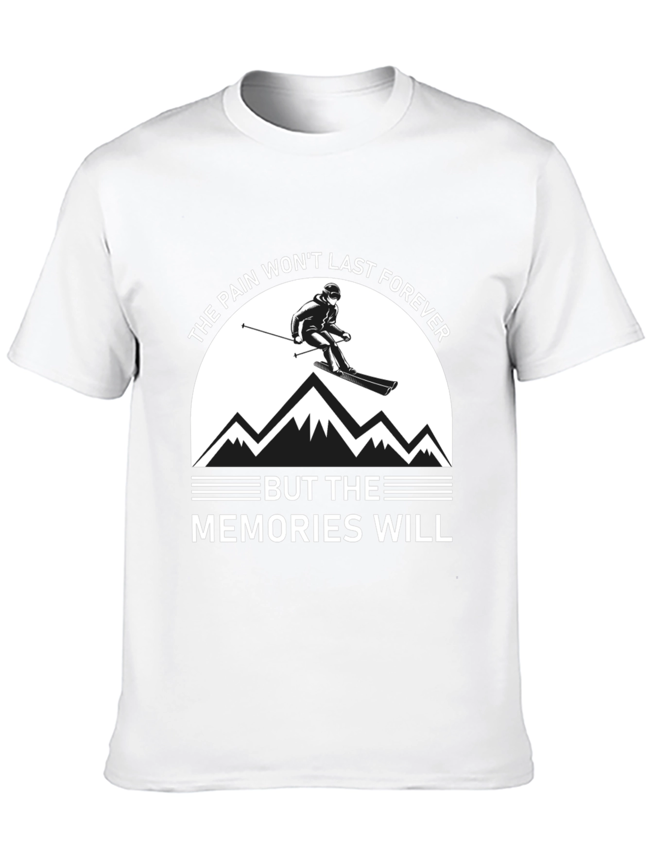 Skiing Memories Graphic T-Shirt