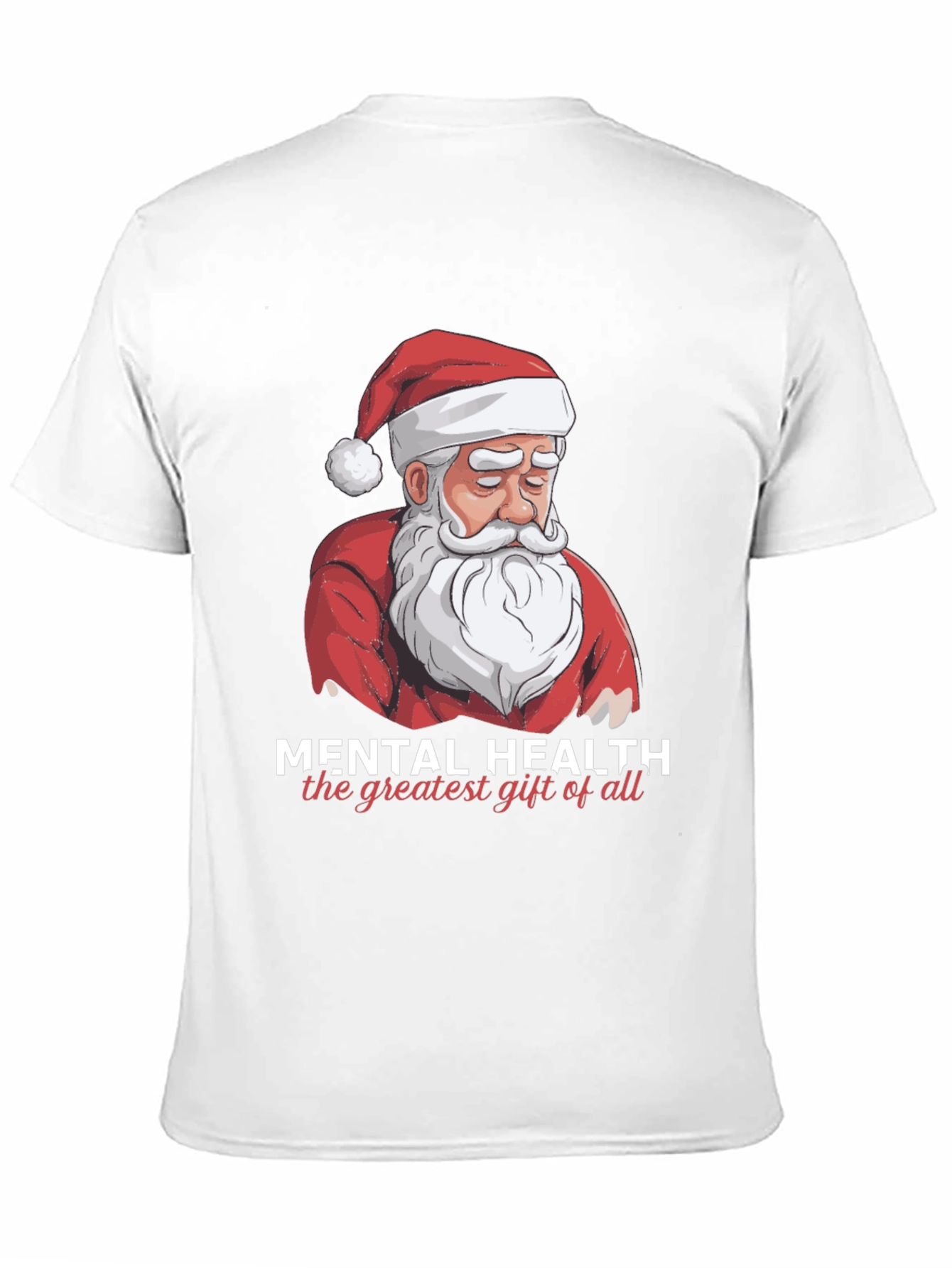 Mental Health Santa Graphic T-Shirt
