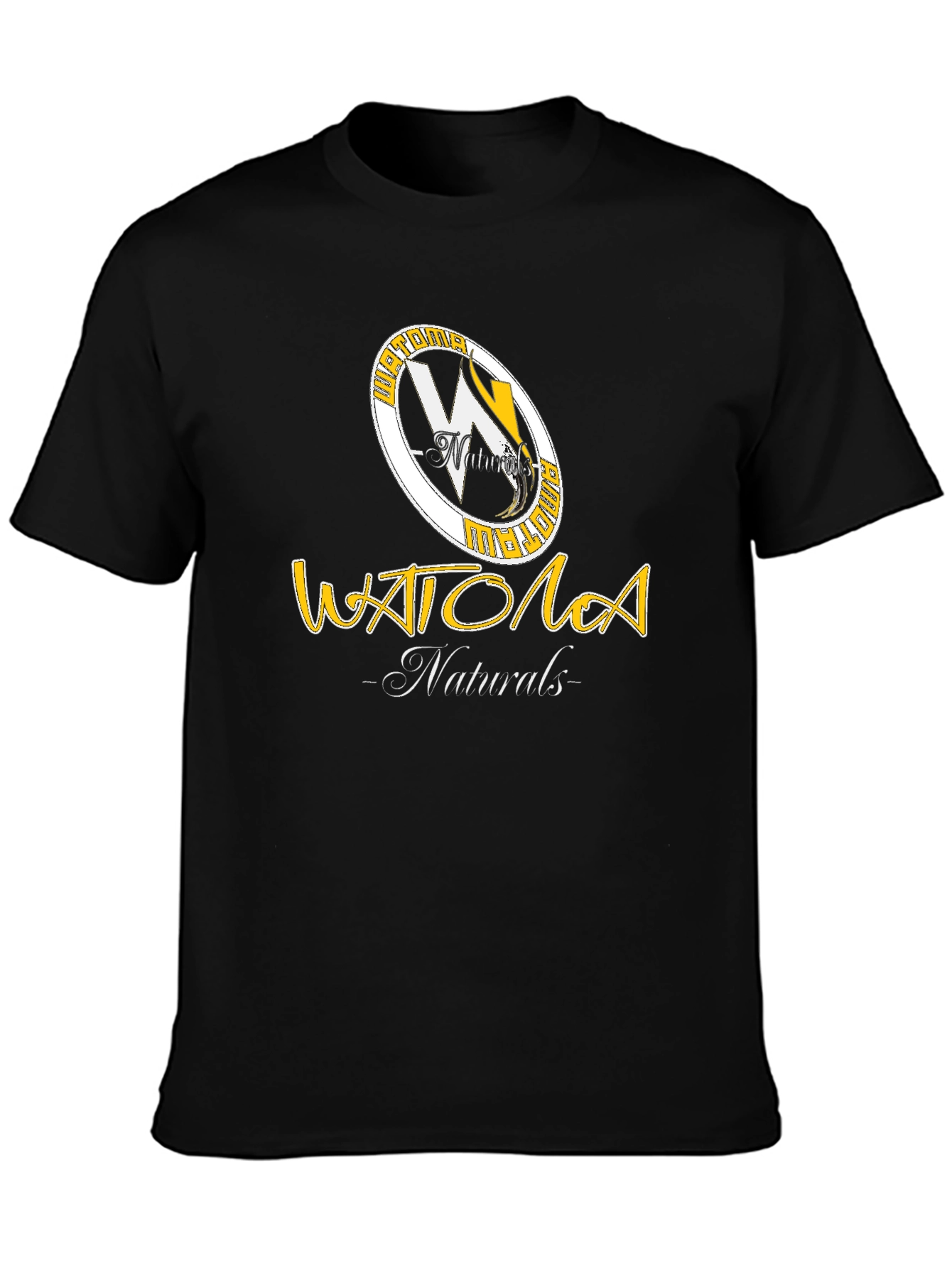 Watola Naturals Black Graphic Tee