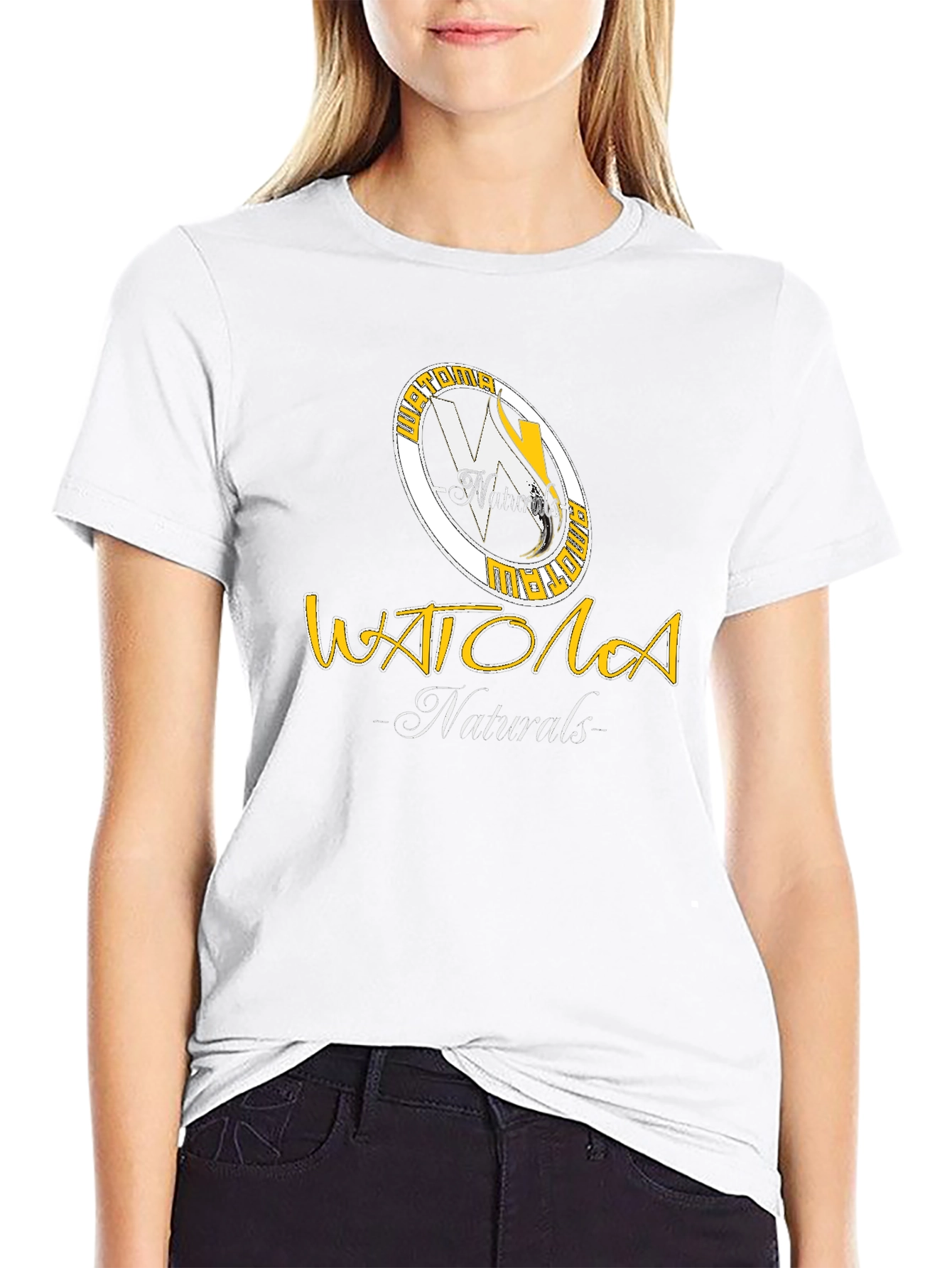Watola Naturals Black Graphic Tee