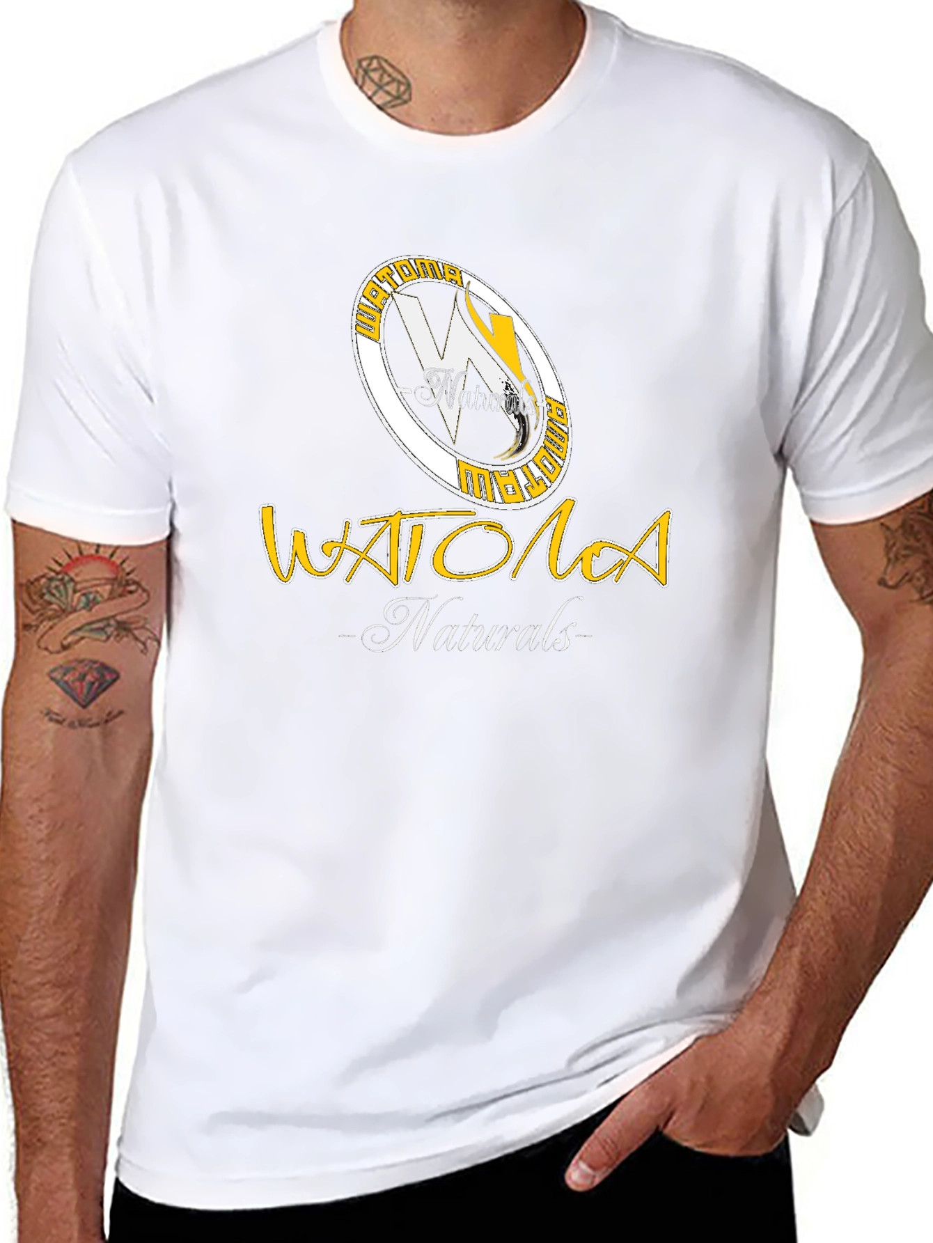 Watola Naturals Black Graphic Tee