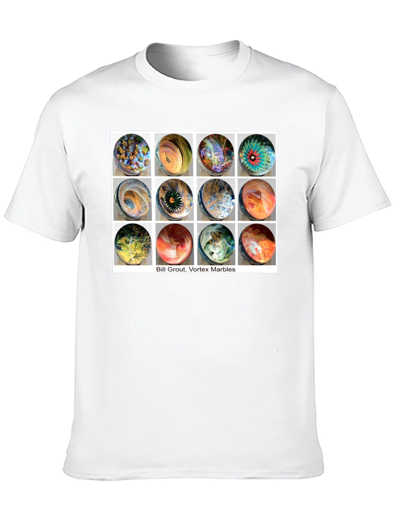 Bill Grout Vortex Marbles Graphic T-Shirt