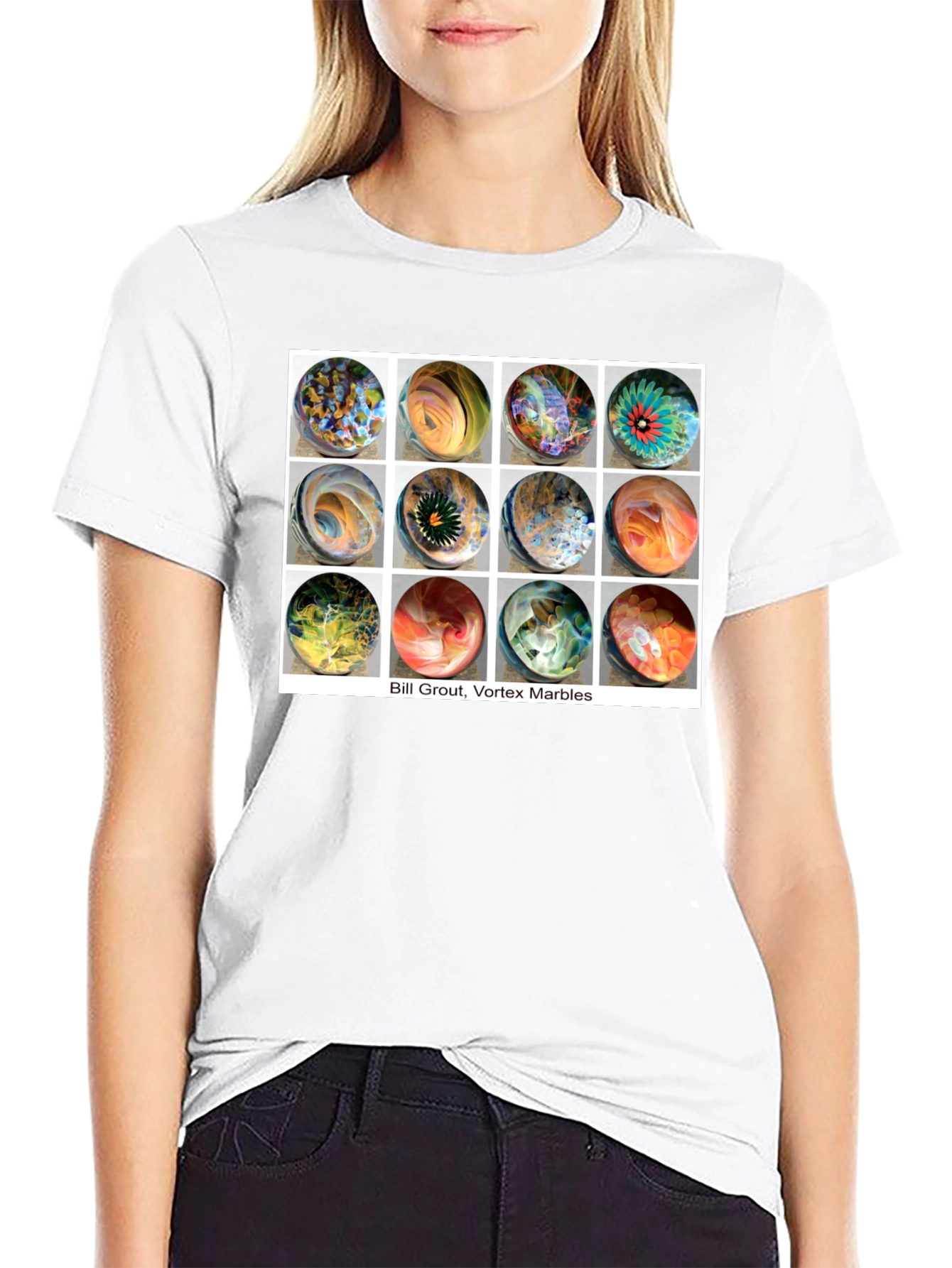 Bill Grout Vortex Marbles Graphic T-Shirt