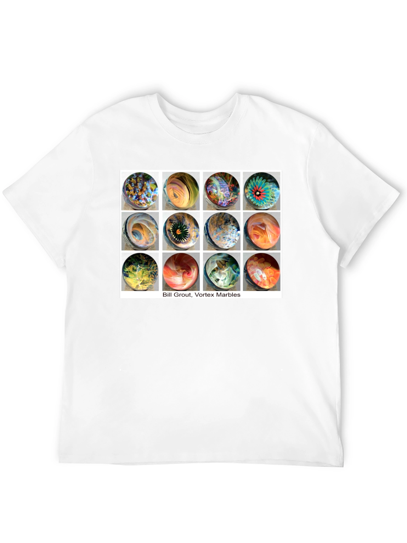 Bill Grout Vortex Marbles Graphic T-Shirt