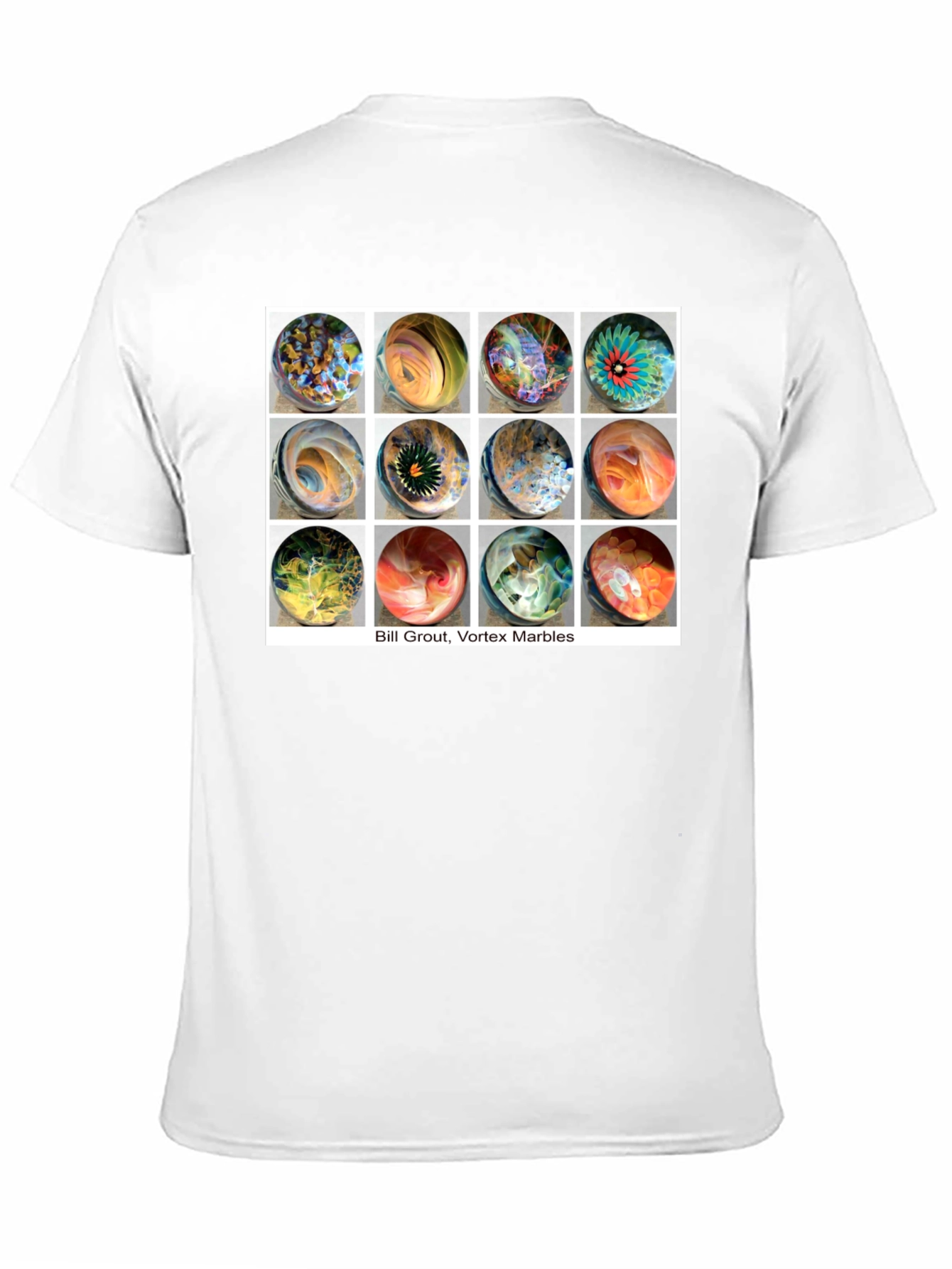 Bill Grout Vortex Marbles Graphic T-Shirt