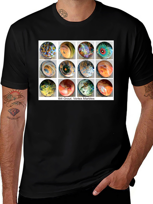 Bill Grout Vortex Marbles Graphic T-Shirt