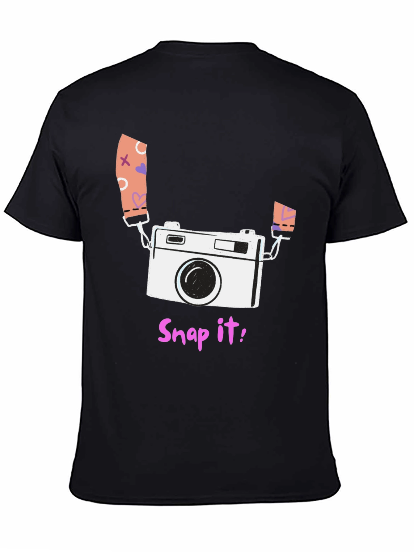 Snap It! Camera Graphic Tee - Stylish Casual Wear