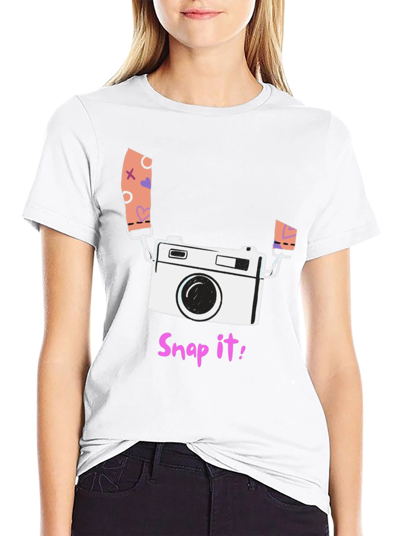 Snap It! Camera Graphic Tee - Stylish Casual Wear