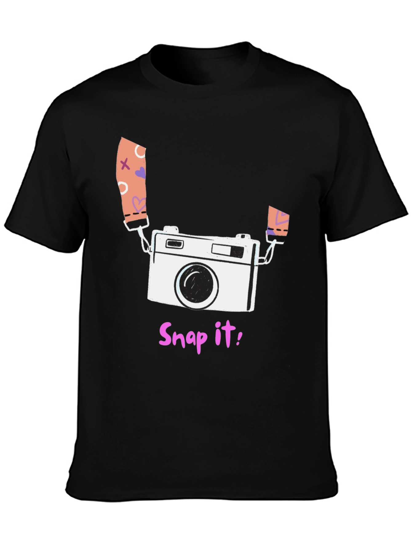Snap It! Camera Graphic Tee - Stylish Casual Wear
