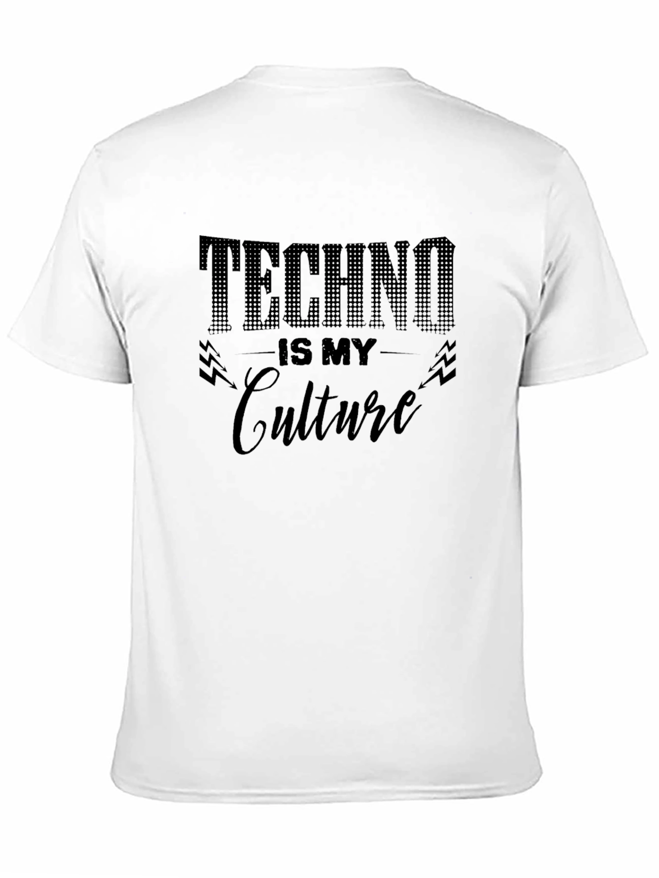 Techno is My Culture Black T-Shirt