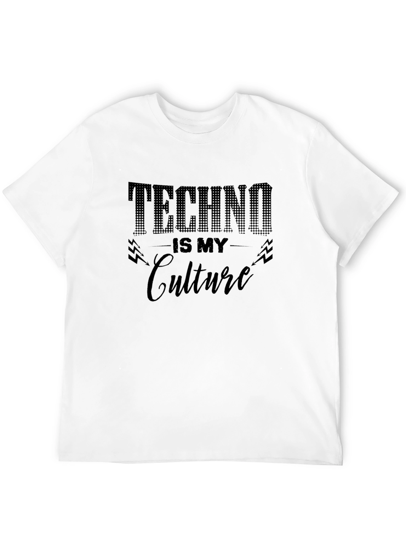 Techno is My Culture Black T-Shirt