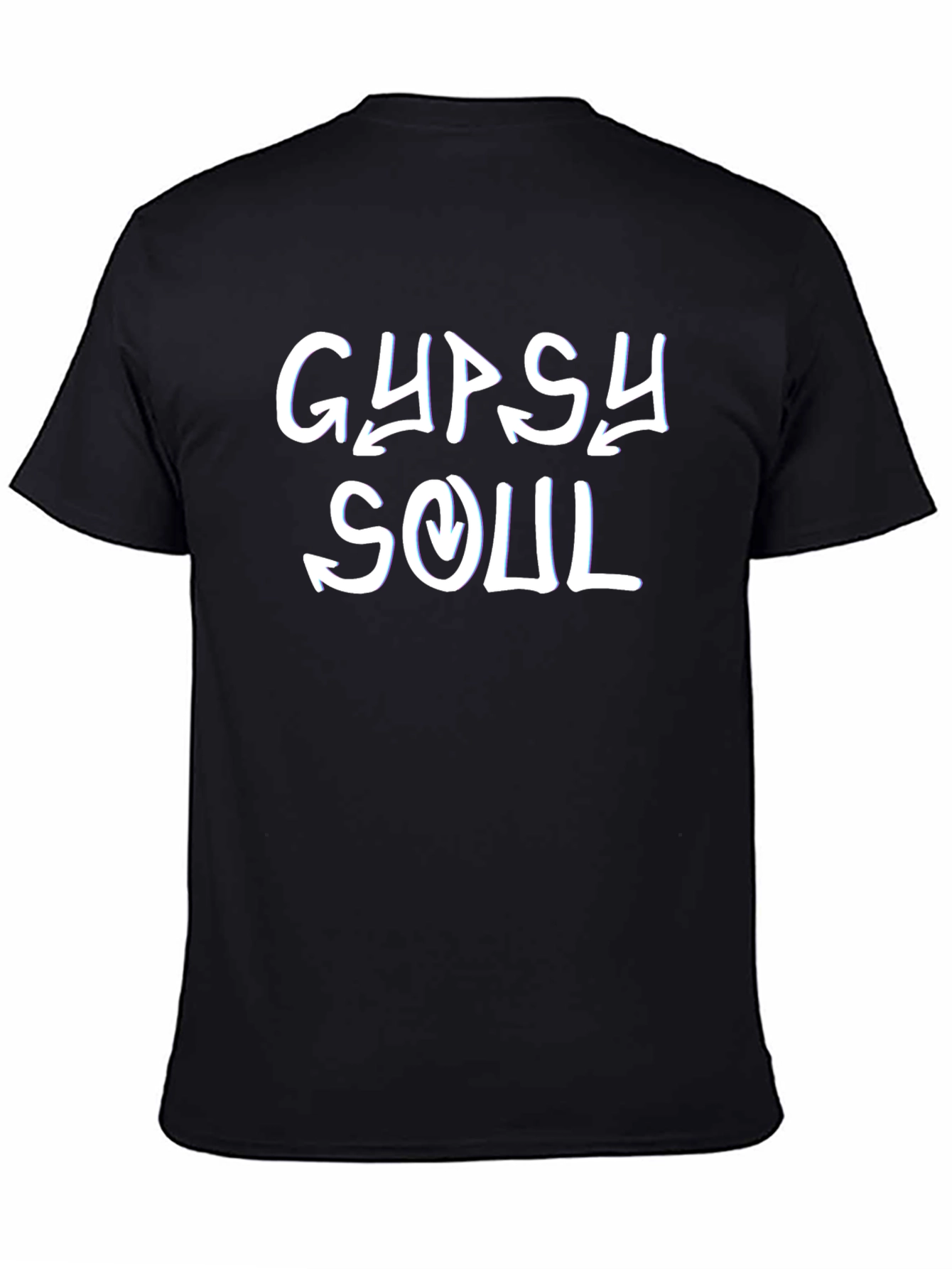 Gypsy Soul Graphic Tee - Soft Black Cotton T-Shirt
