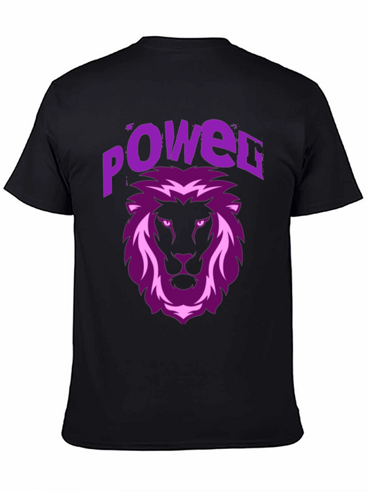 Power Lion Graphic Tee - Black