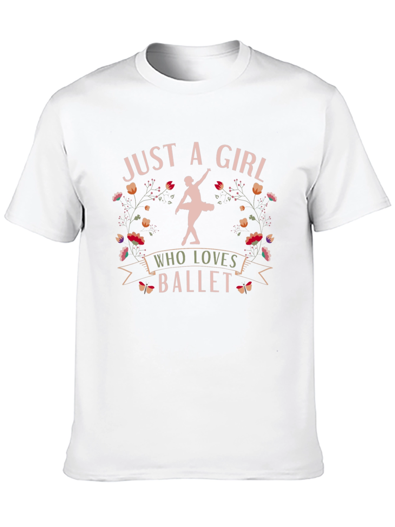 Just A Girl Who Loves Ballet Graphic Tee