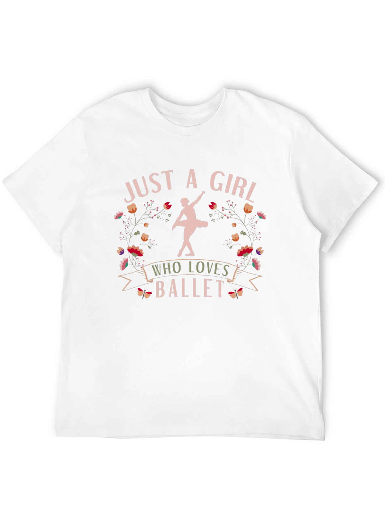 Just A Girl Who Loves Ballet Graphic Tee