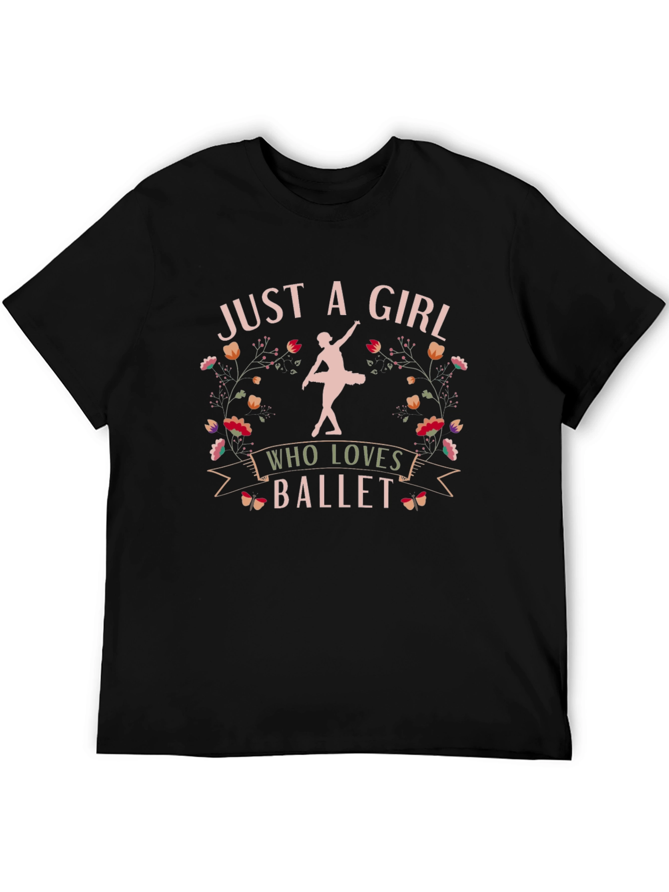 Just A Girl Who Loves Ballet Graphic Tee