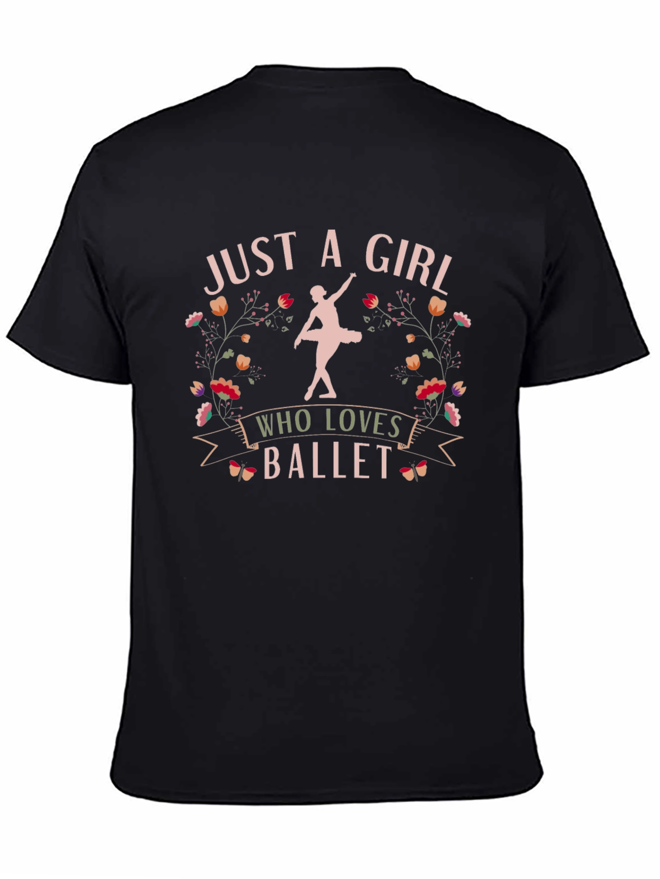 Just A Girl Who Loves Ballet Graphic Tee