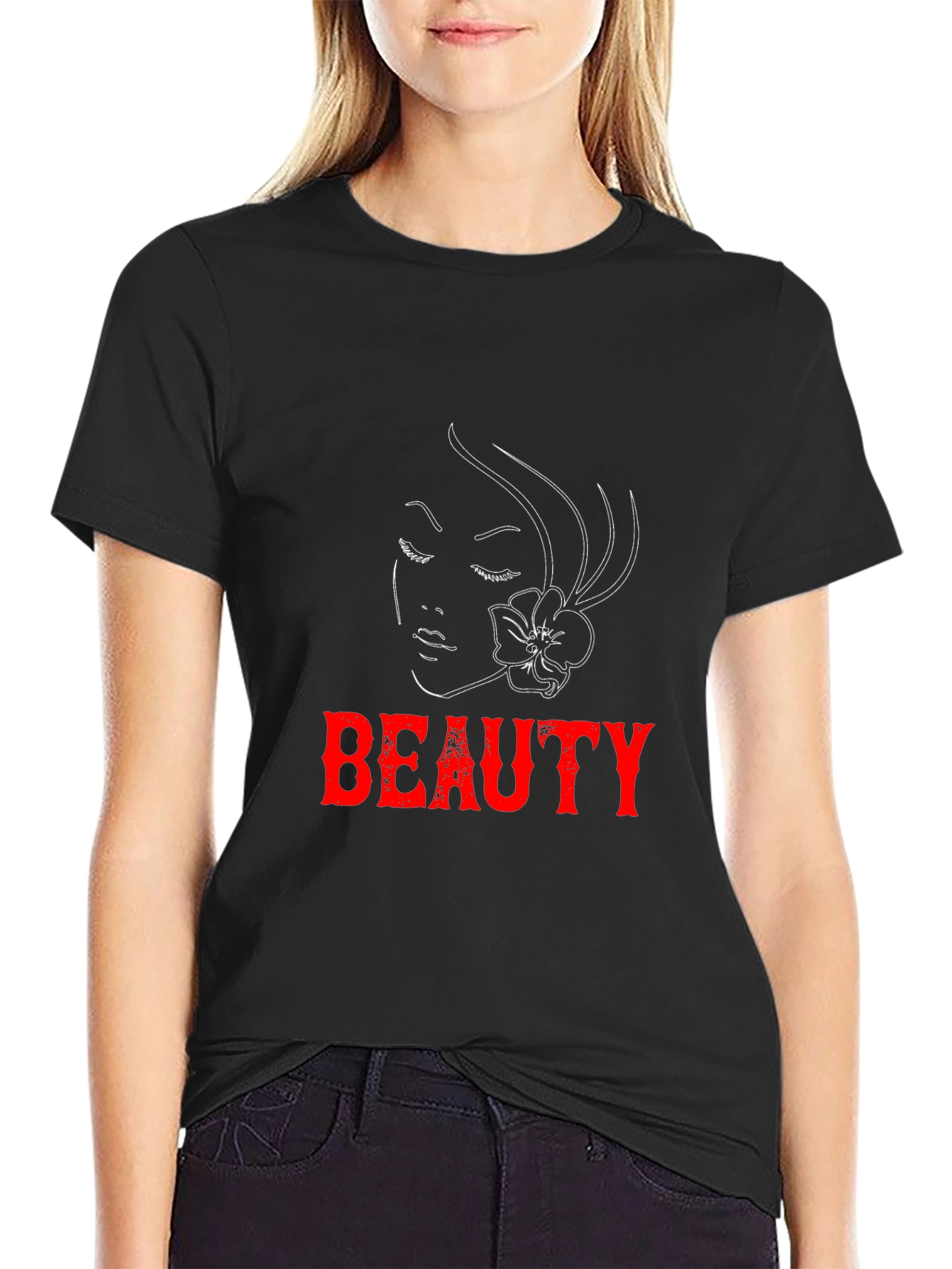 Beauty Graphic T-Shirt - Black