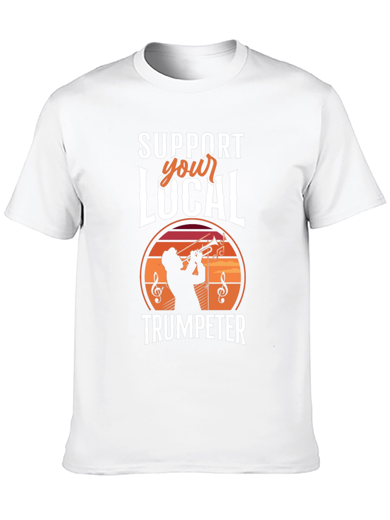 Support Your Local Trumpeter Black T-Shirt