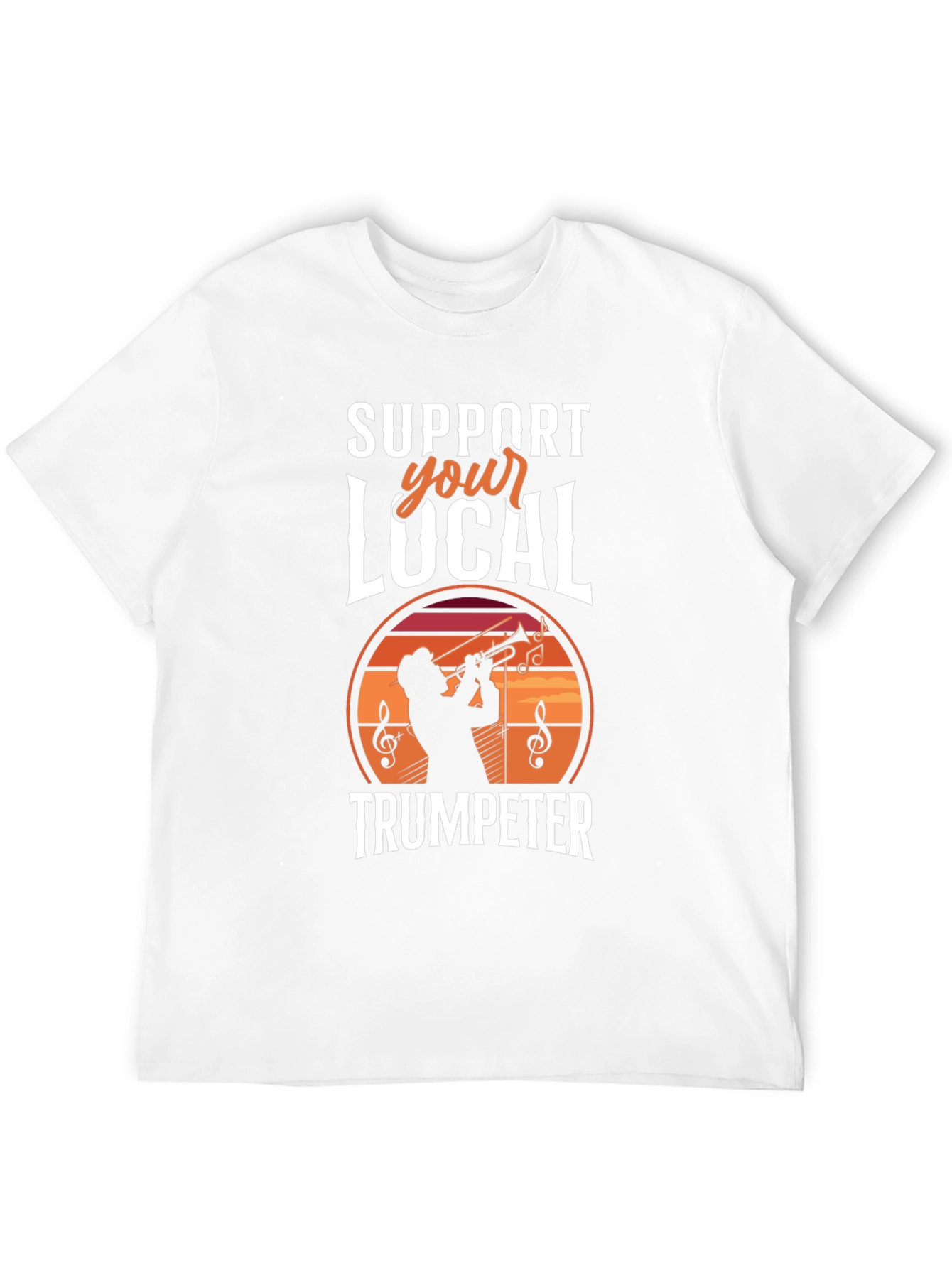 Support Your Local Trumpeter Black T-Shirt