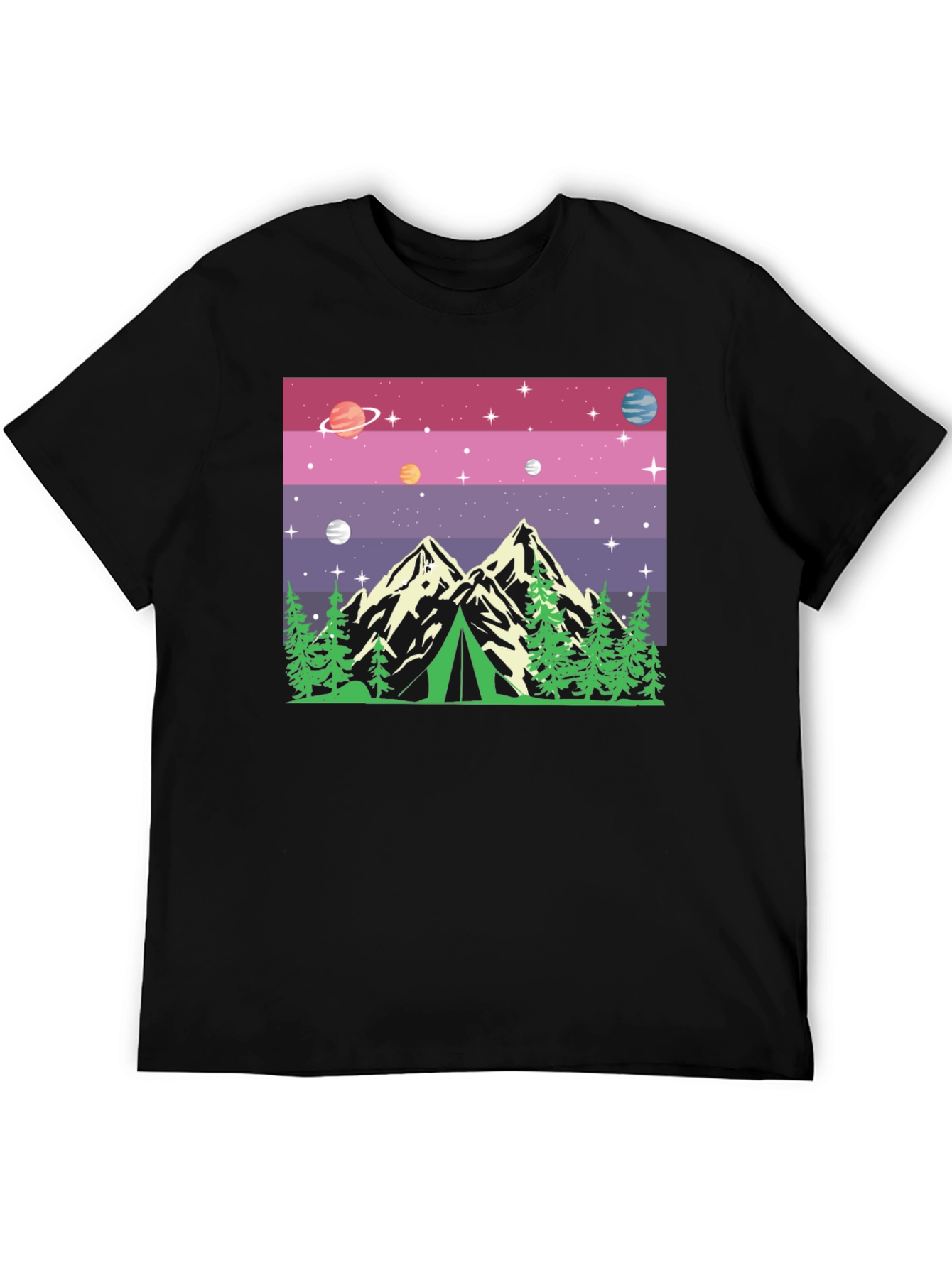 Cosmic Camping Graphic T-Shirt