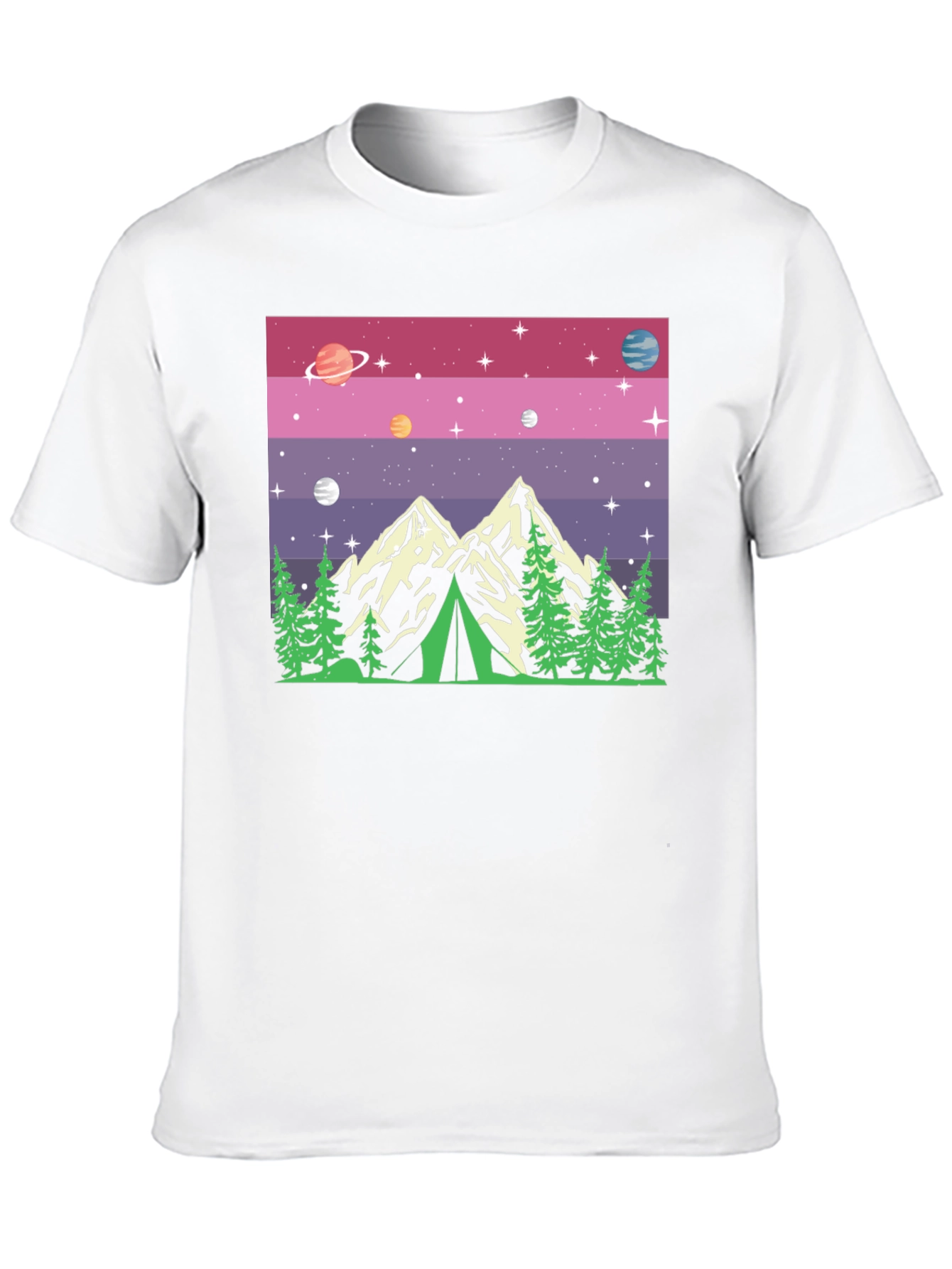 Cosmic Camping Graphic T-Shirt