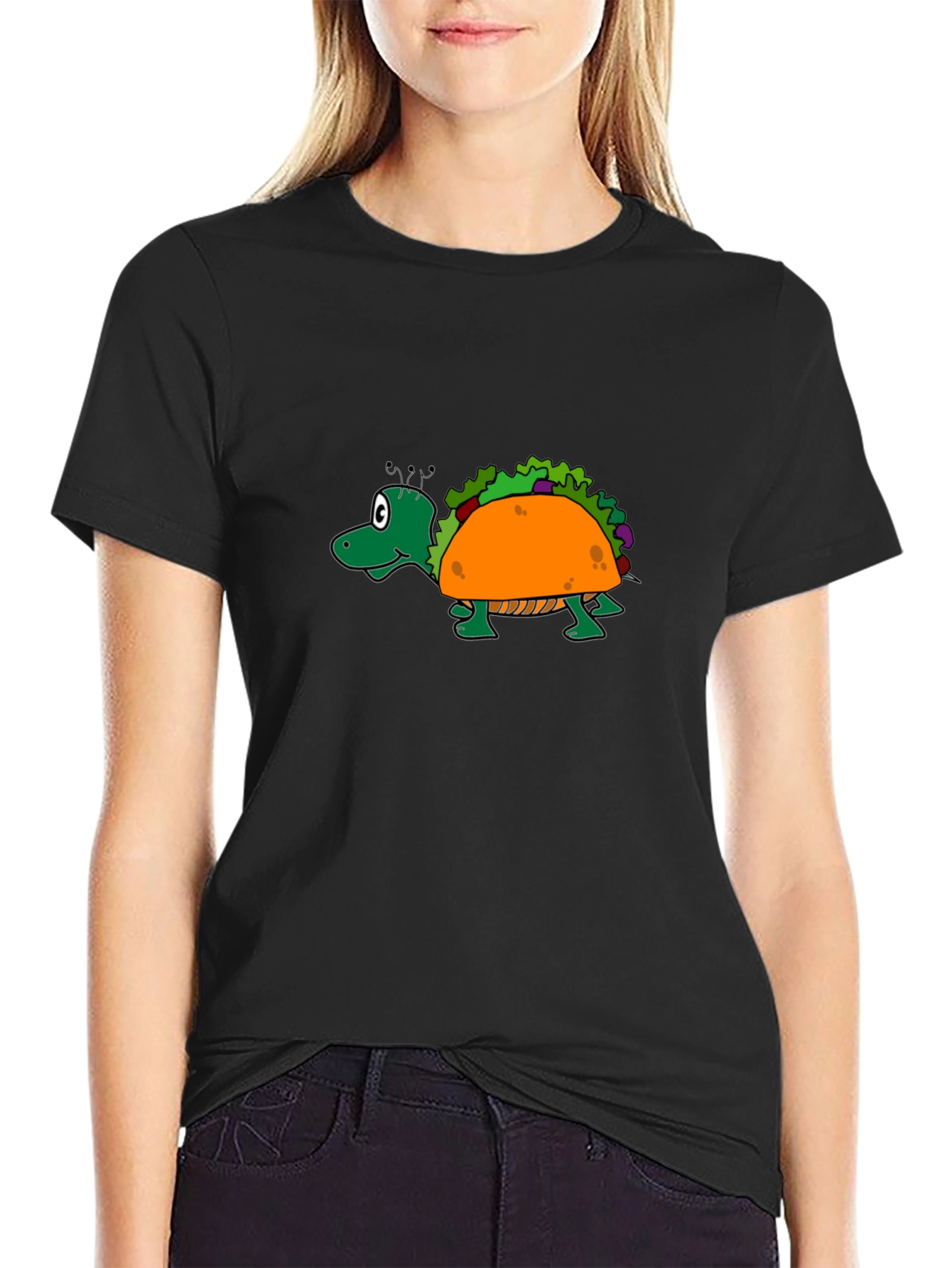 Taco Turtle Graphic Tee - Funny Foodie Shirt