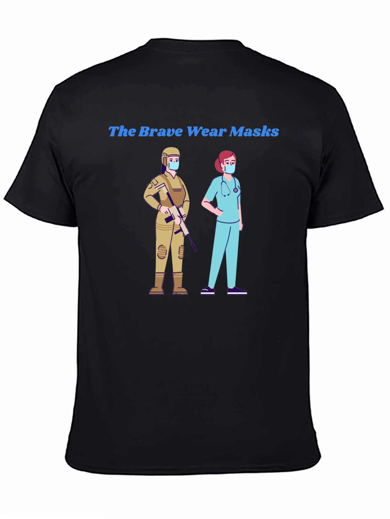 The Brave Wear Masks Graphic Tee