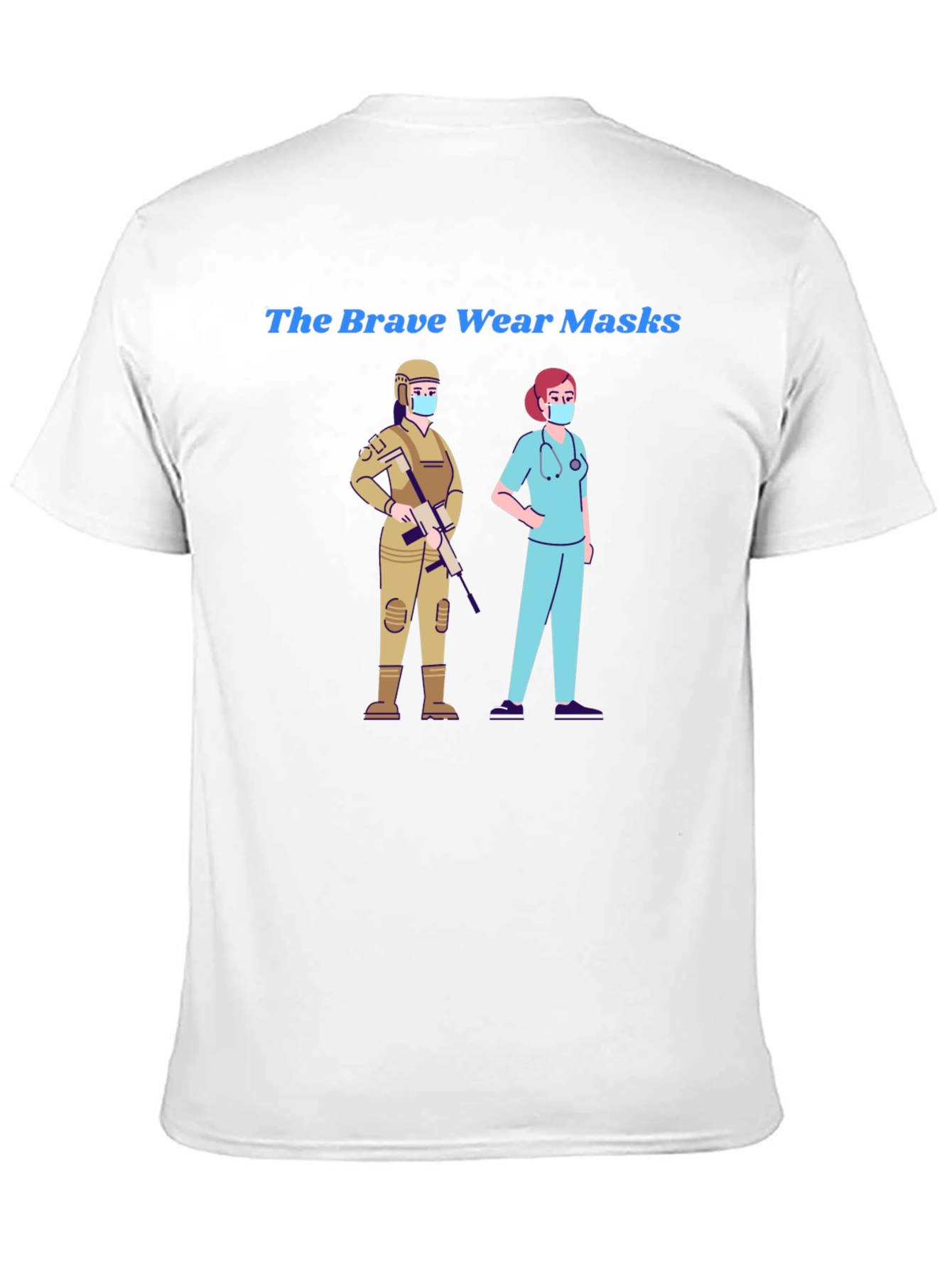 The Brave Wear Masks Graphic Tee