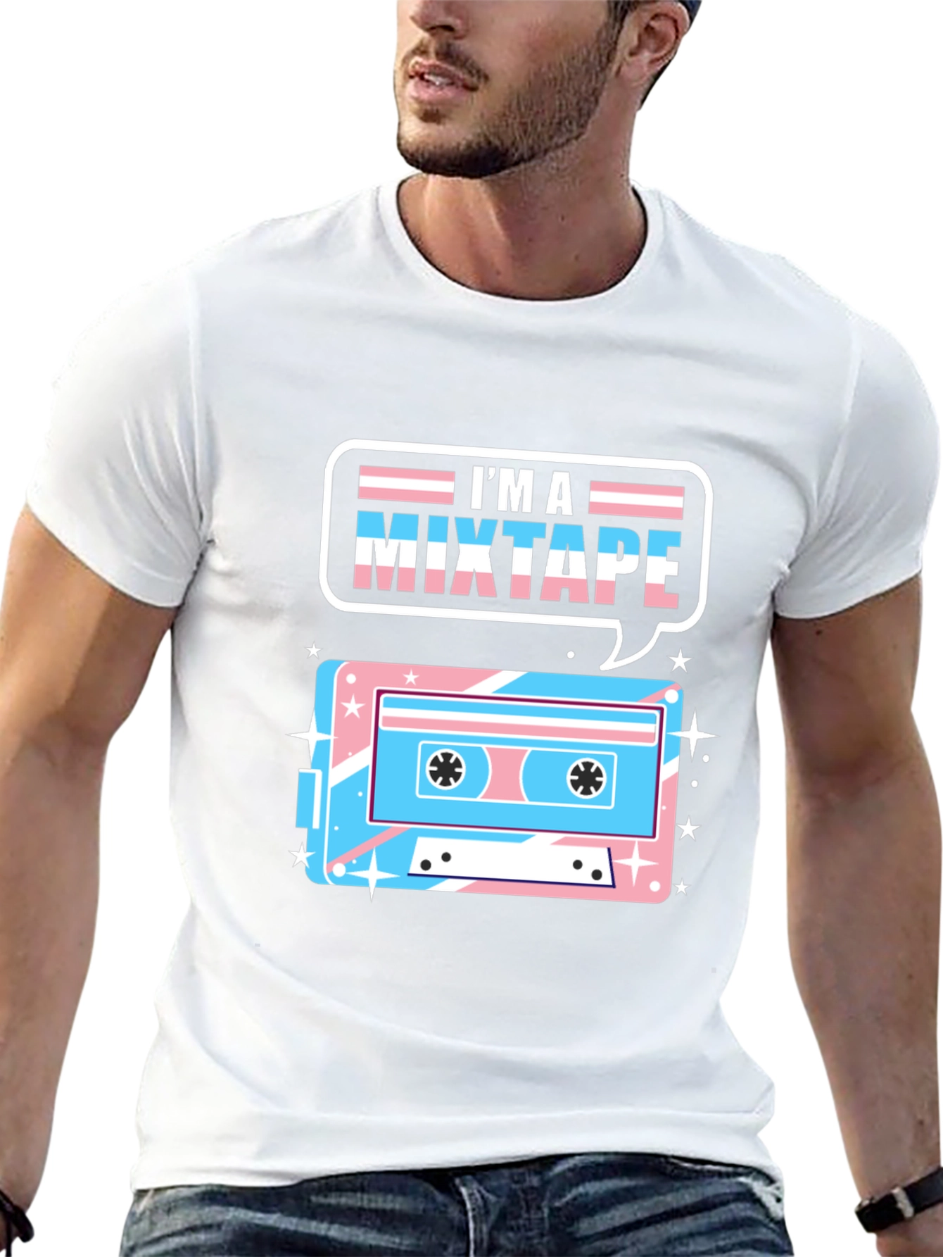 Trans Pride Mixtape Tee