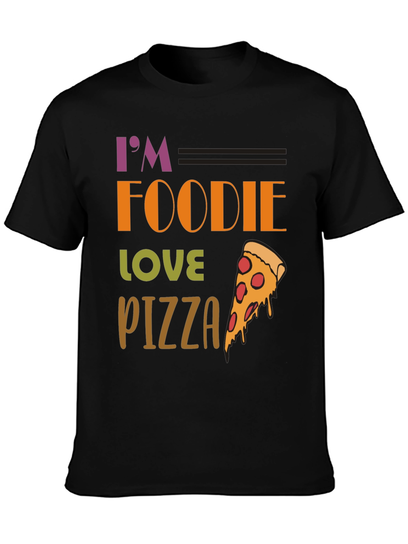 Foodie Pizza Lover Graphic T-Shirt