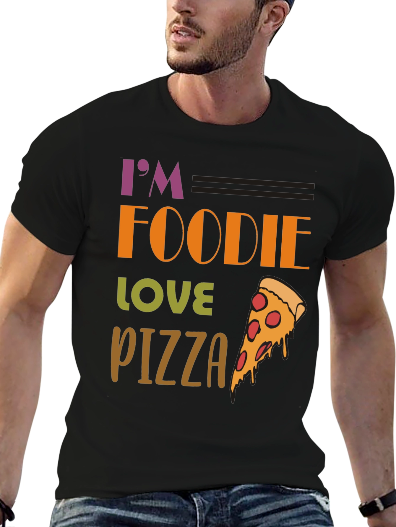 Foodie Pizza Lover Graphic T-Shirt