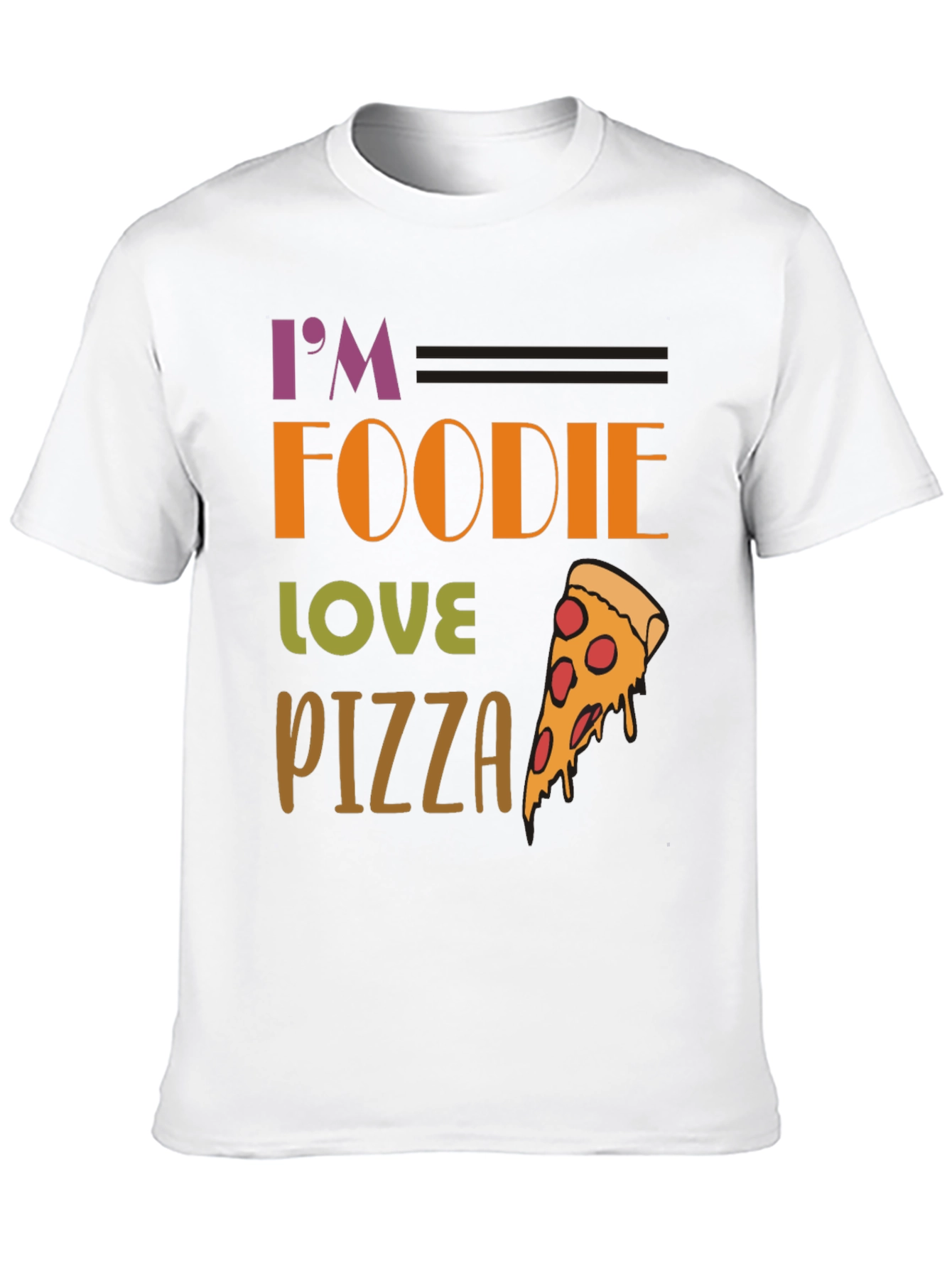 Foodie Pizza Lover Graphic T-Shirt