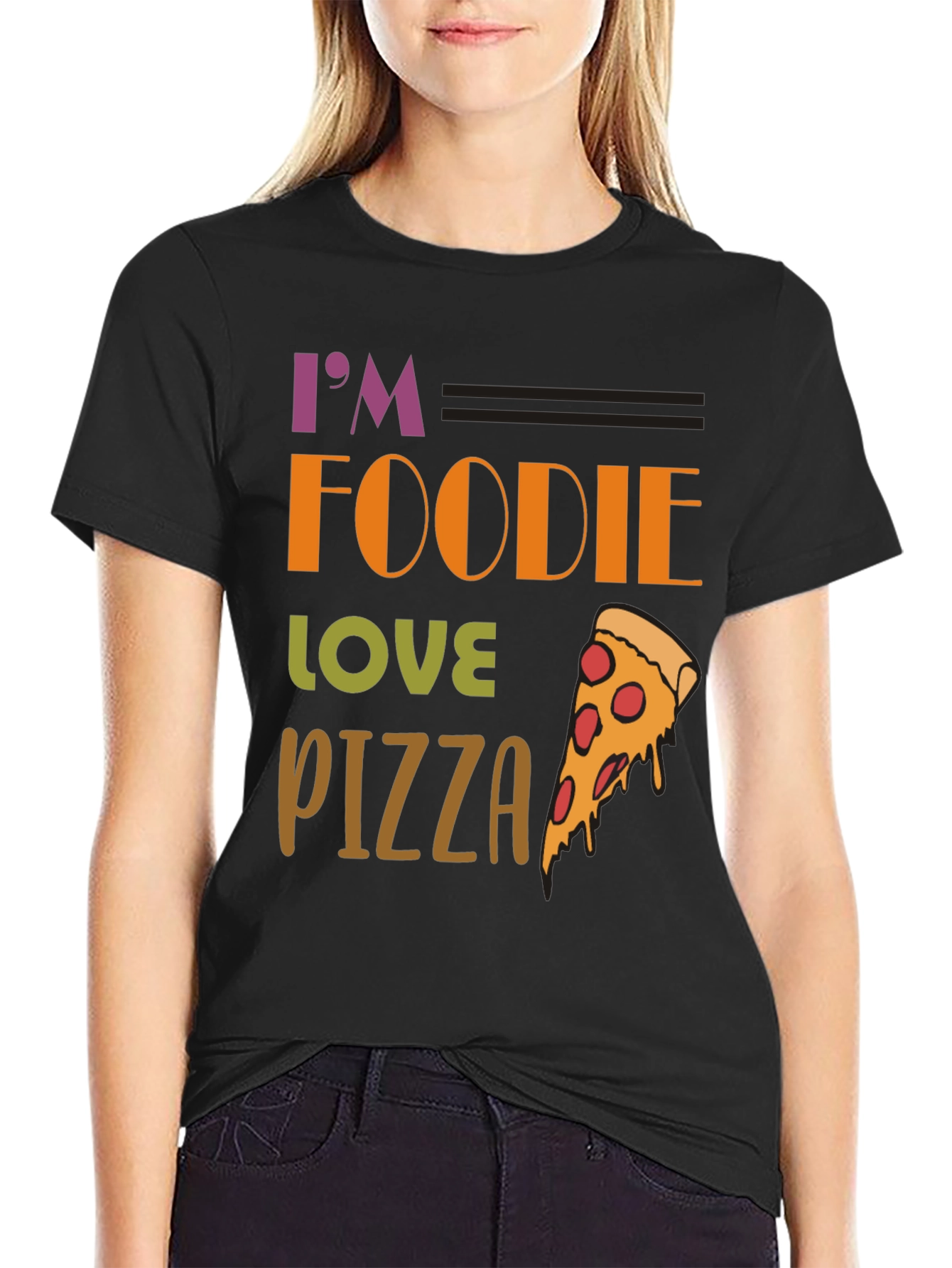 Foodie Pizza Lover Graphic T-Shirt