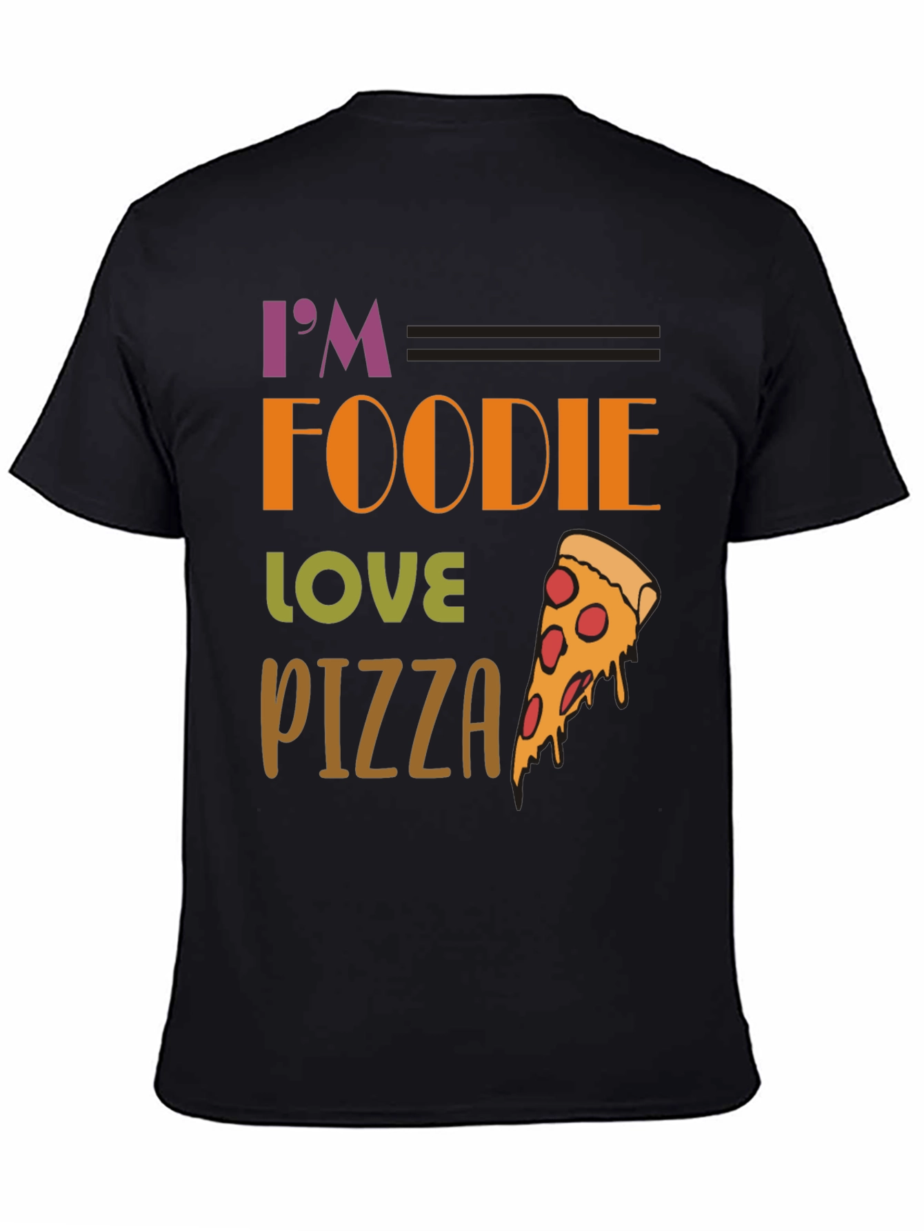 Foodie Pizza Lover Graphic T-Shirt