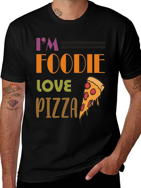 Foodie Pizza Lover Graphic T-Shirt