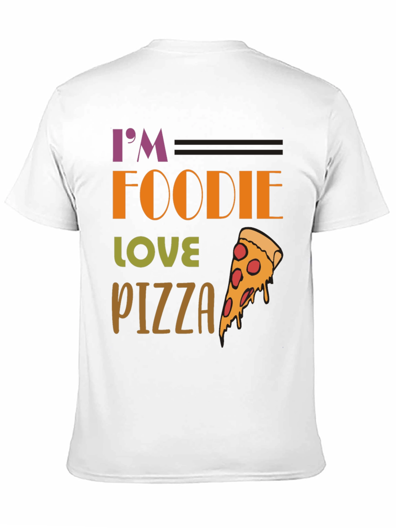 Foodie Pizza Lover Graphic T-Shirt