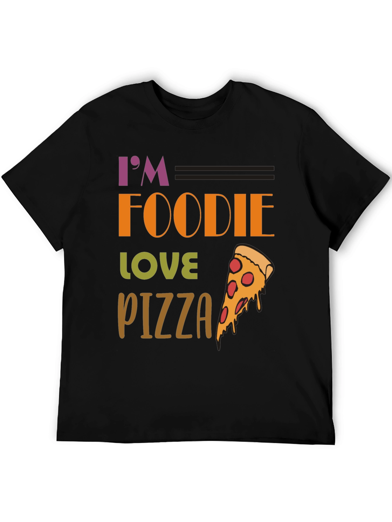 Foodie Pizza Lover Graphic T-Shirt