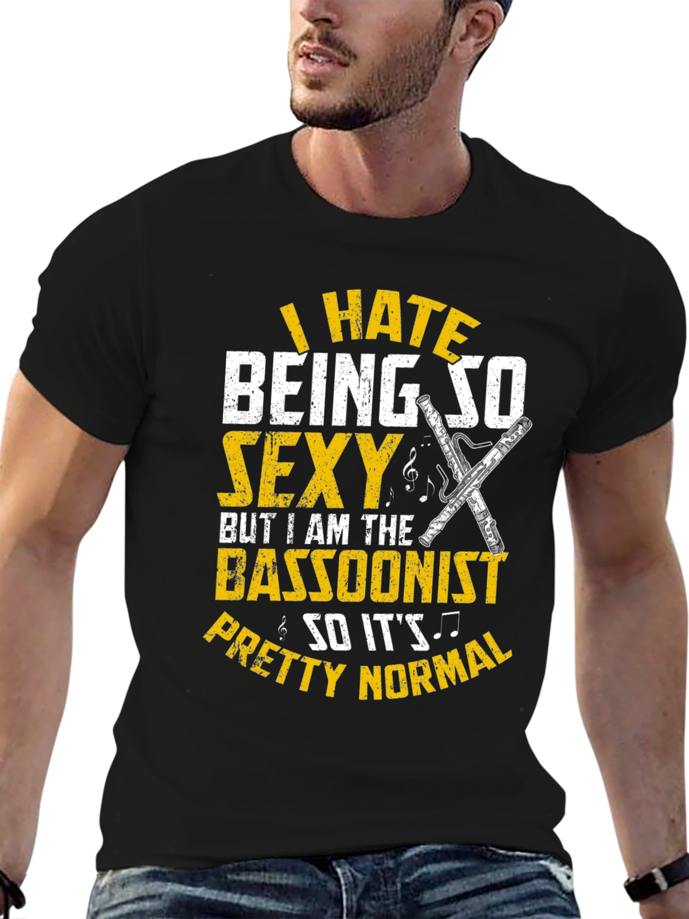 Funny Bassoonist T-Shirt - I Hate Being So Sexy