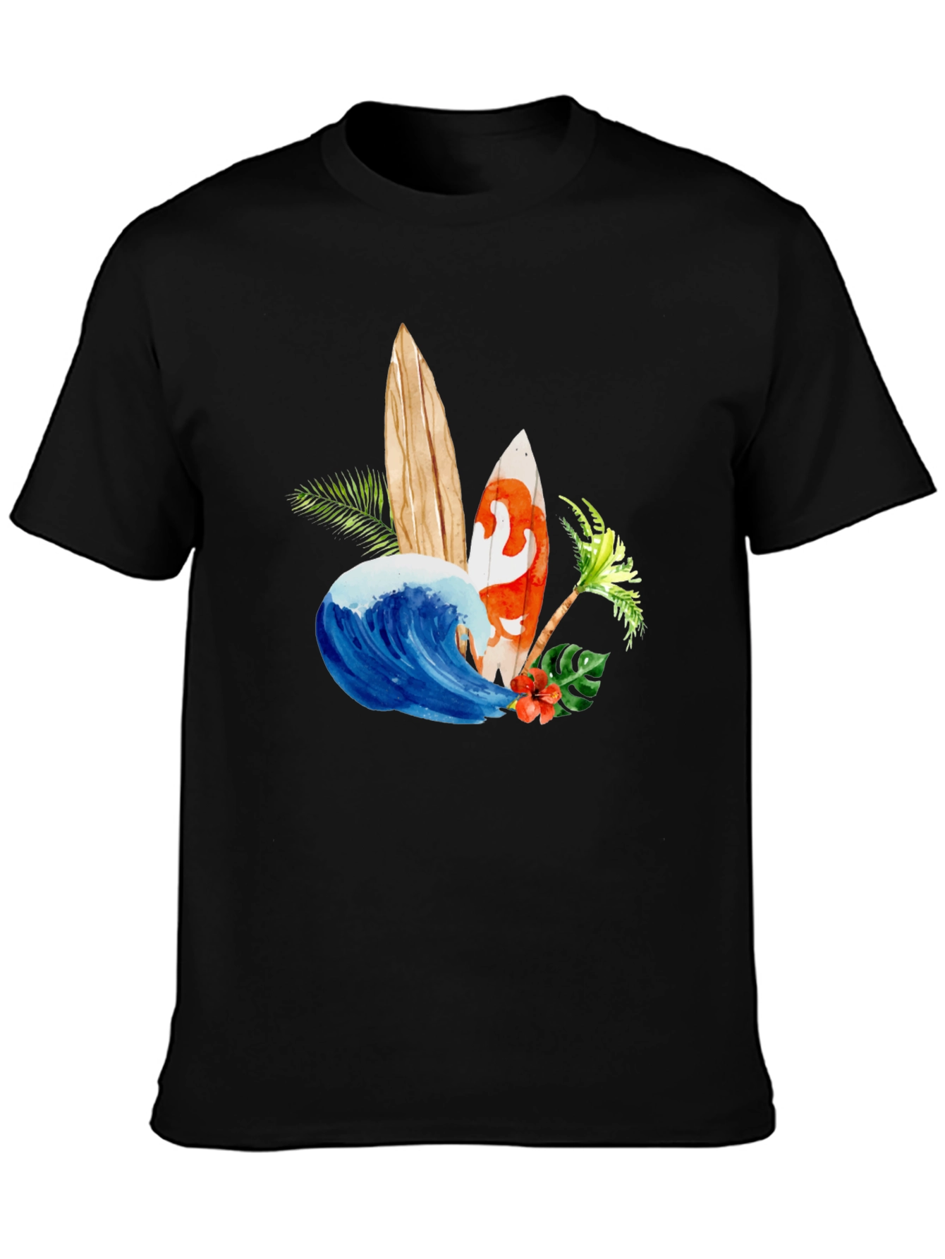 Tropical Surfboards Graphic T-Shirt
