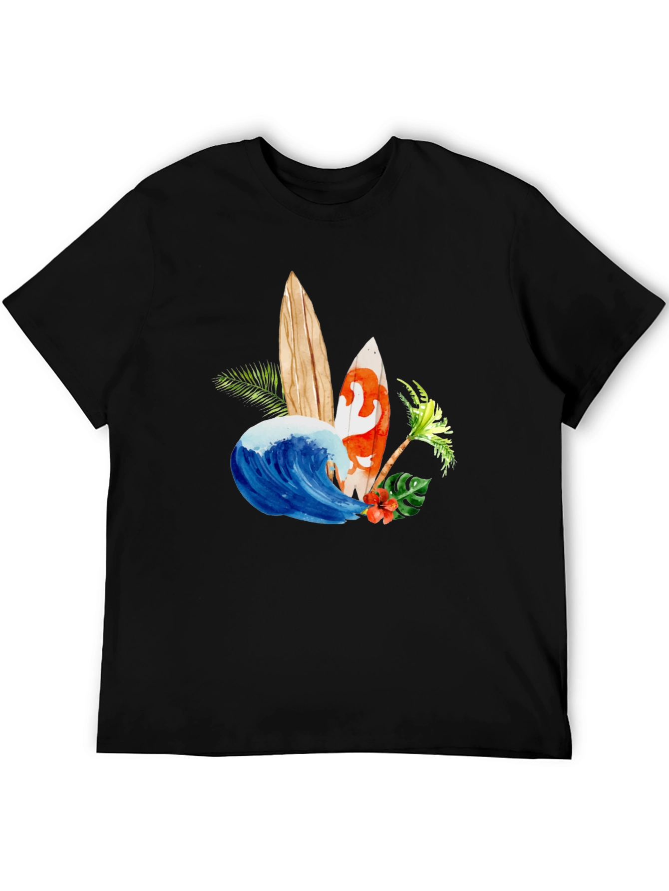 Tropical Surfboards Graphic T-Shirt