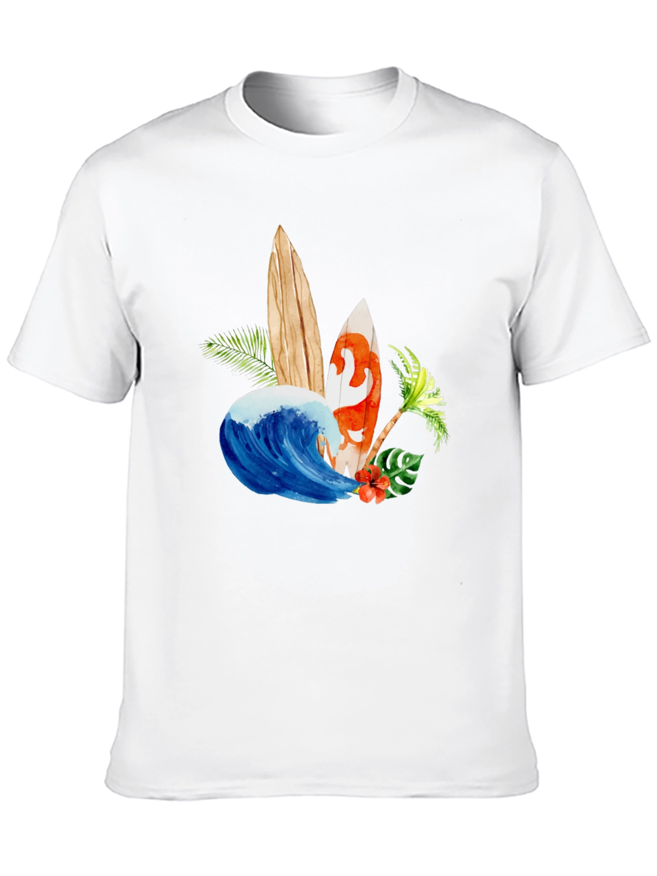 Tropical Surfboards Graphic T-Shirt