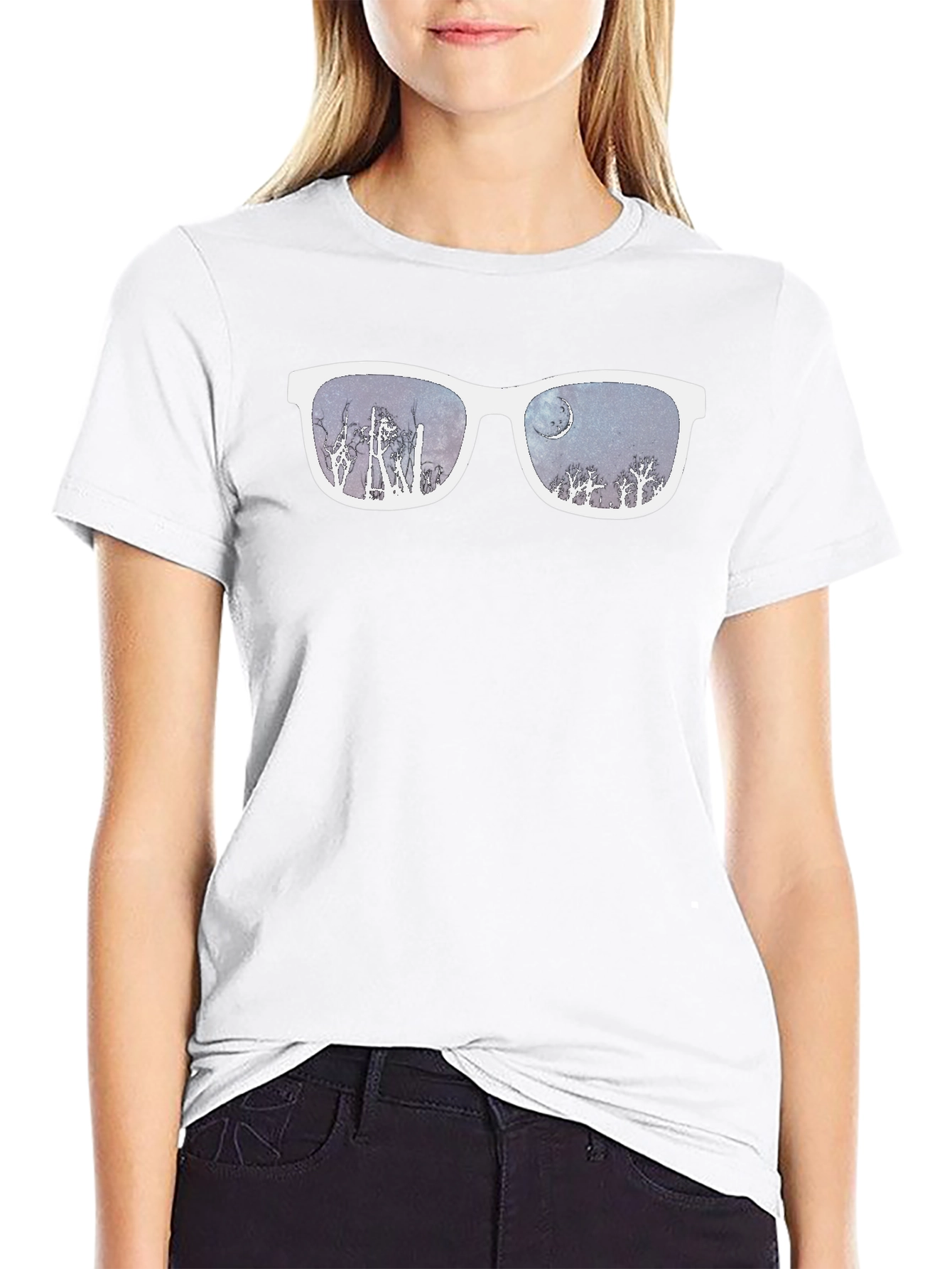 Sunglasses Night Sky T-Shirt