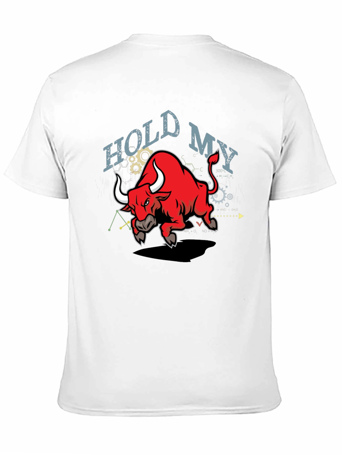 Hold My Bull T-Shirt - Funny Animal Graphic Tee
