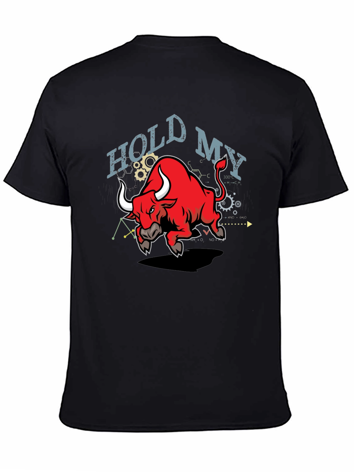 Hold My Bull T-Shirt - Funny Animal Graphic Tee