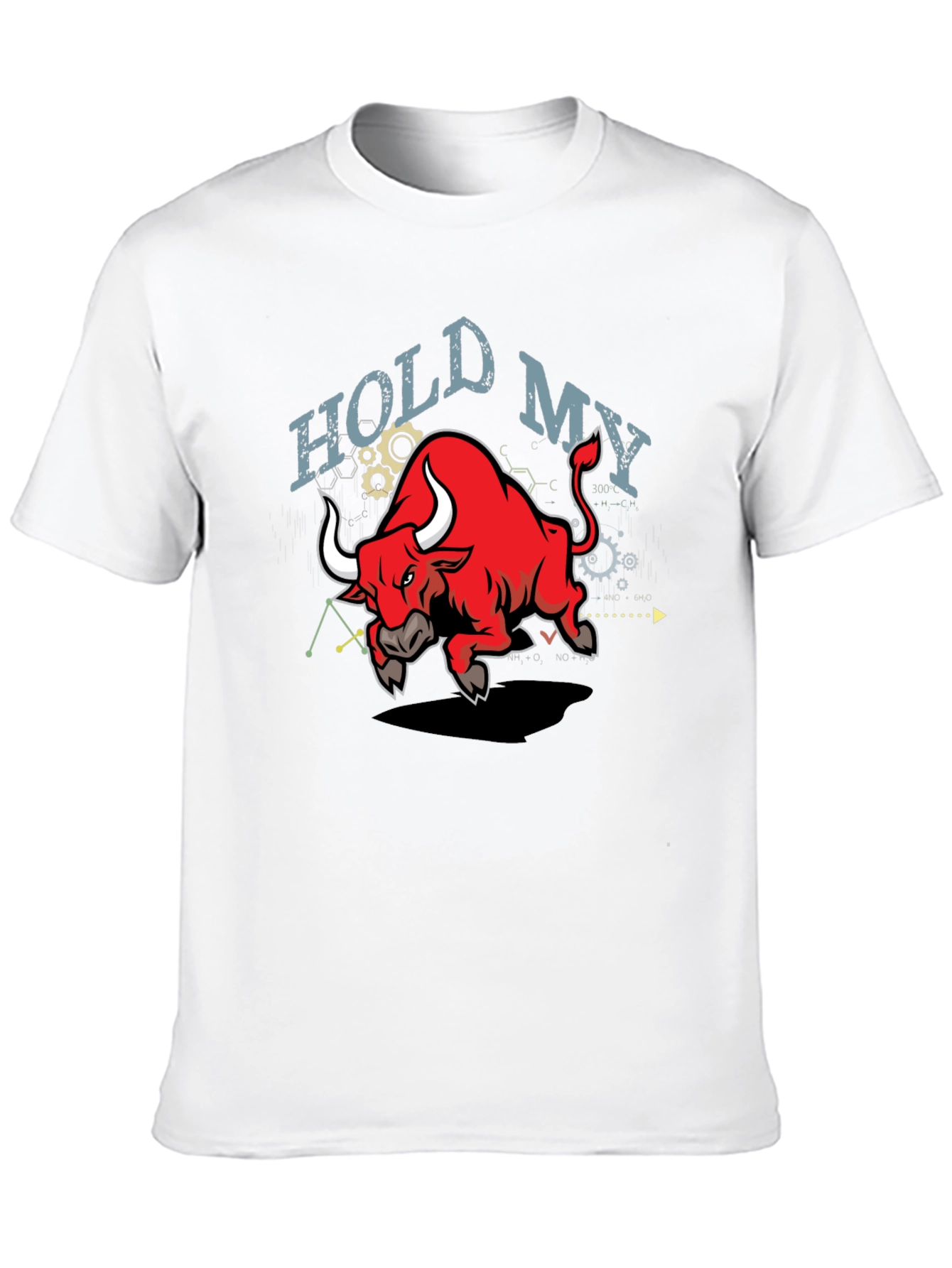 Hold My Bull T-Shirt - Funny Animal Graphic Tee