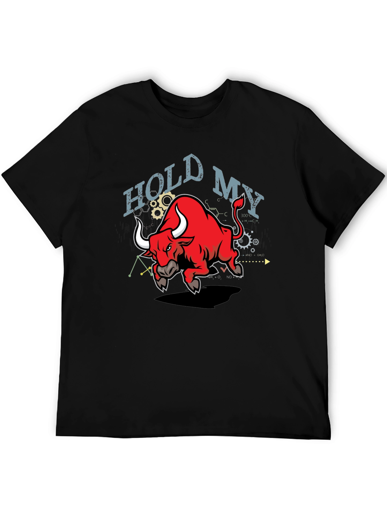 Hold My Bull T-Shirt - Funny Animal Graphic Tee