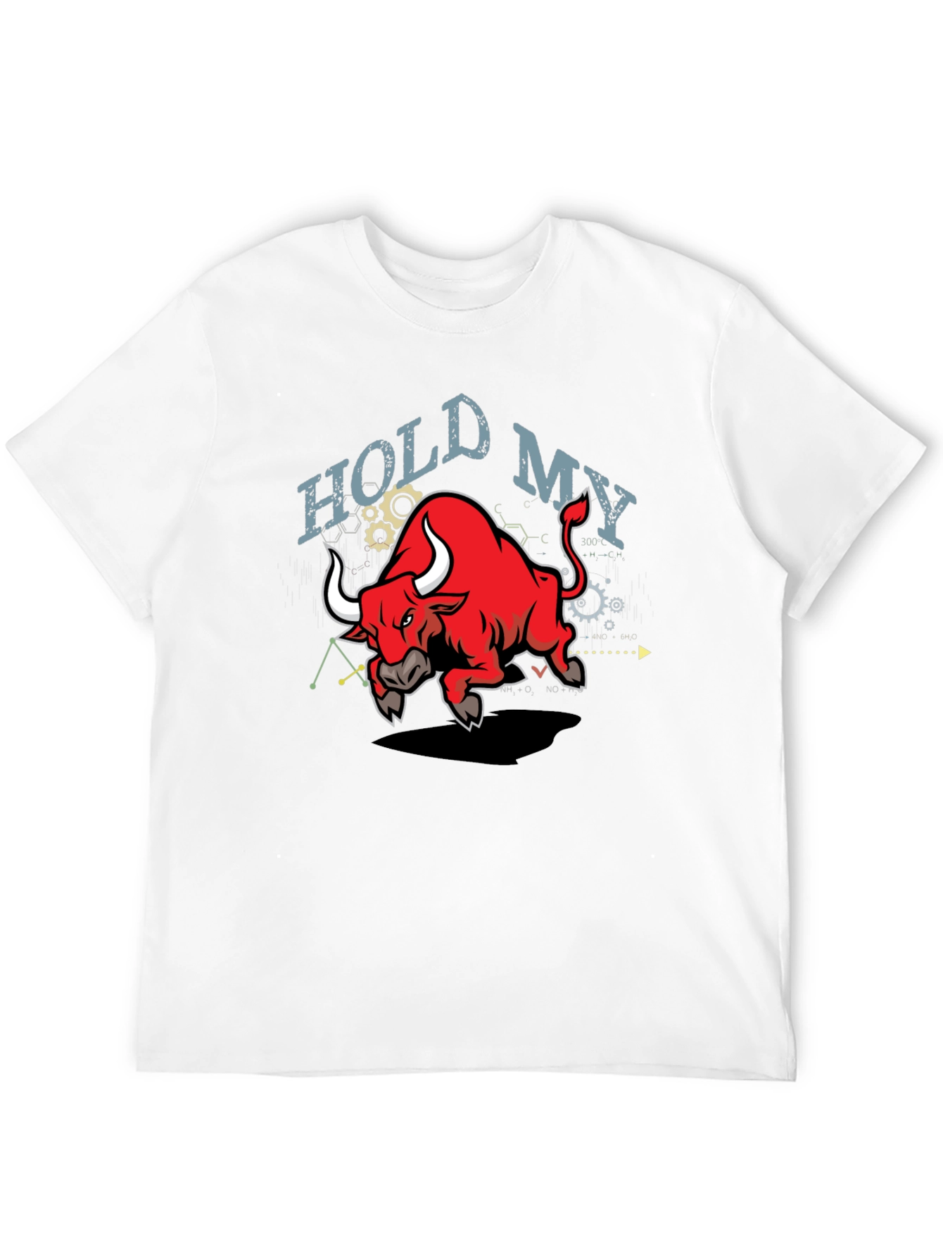 Hold My Bull T-Shirt - Funny Animal Graphic Tee