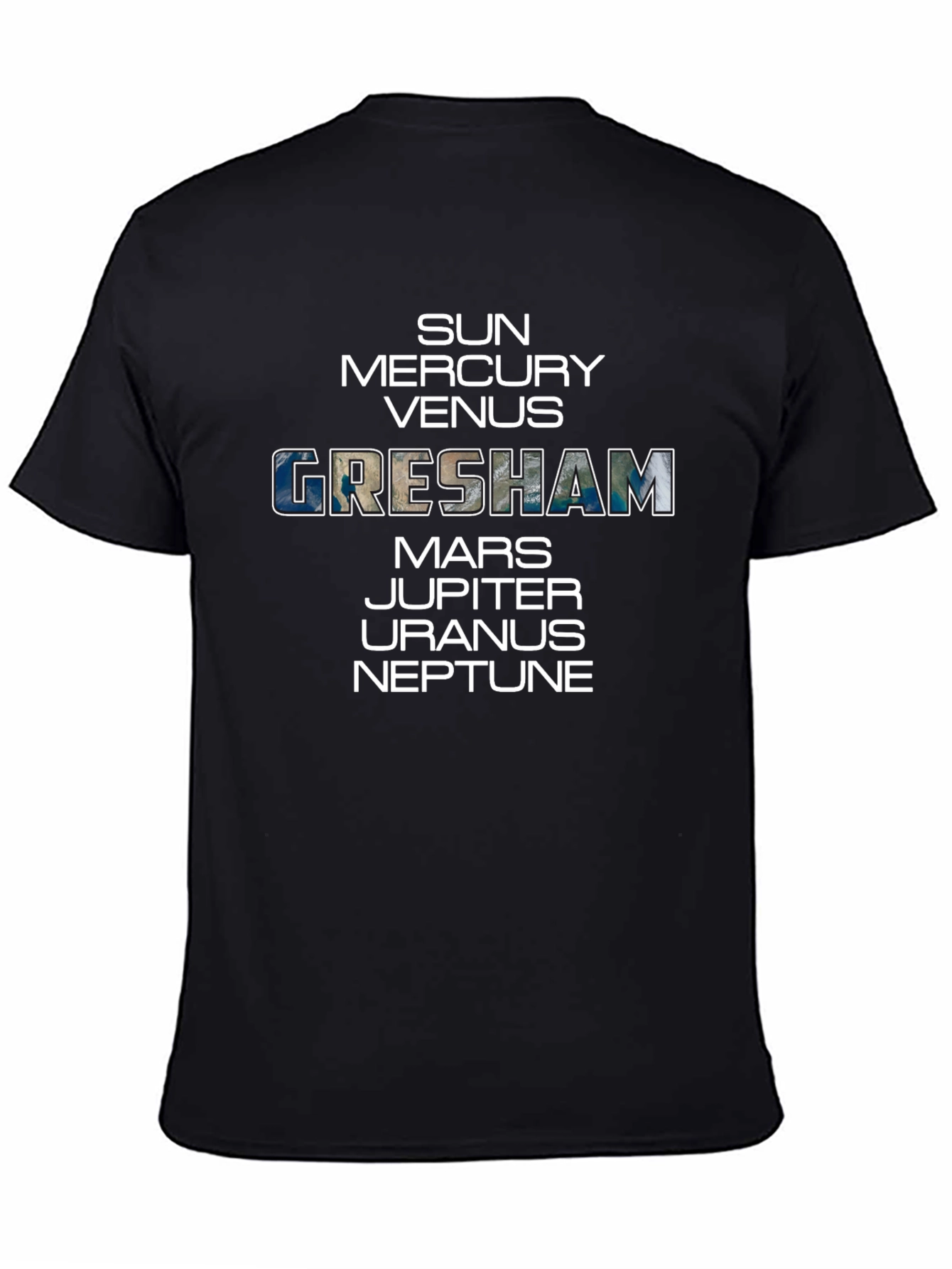 Planets Solar System Gresham Graphic T-Shirt